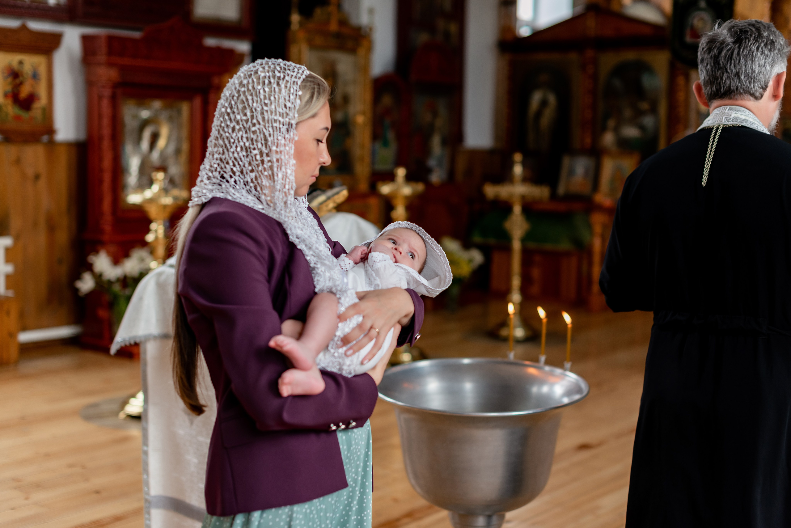 Крещение Ксении. Фотограф Татьяна Иванчикова