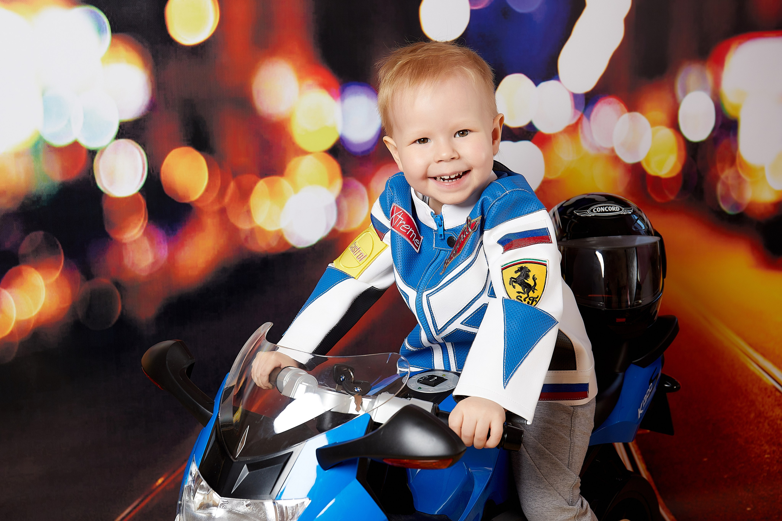 Байкер. Детская выездная фотостудия