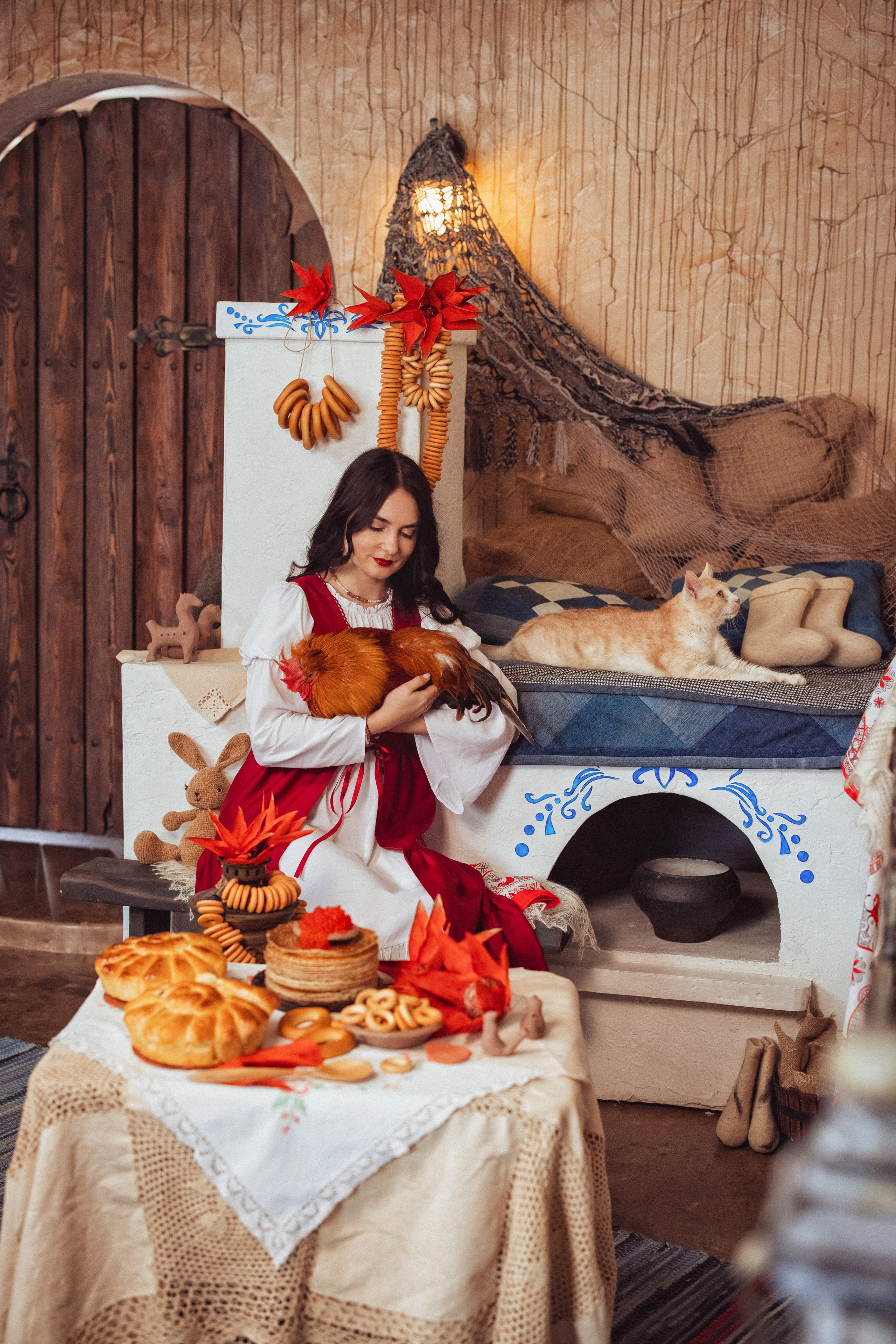 Фотосессия в русском стиле. Фотопроект"Масленица» в фотостудии Эль, город Краснодар. Семейный и детский фотограф в Краснодаре Анна Трашкова