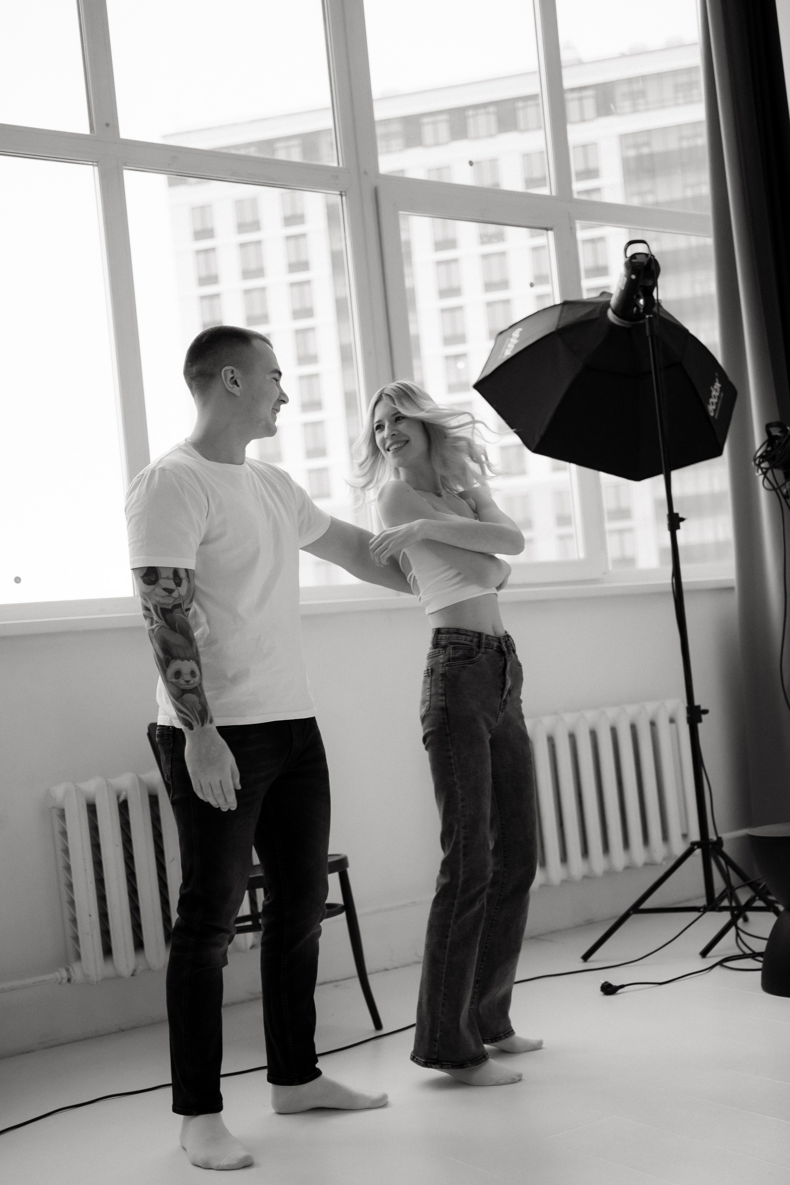 Парная фотосессия в студии в Архангельске. Портретный и свадебный фотограф в Архангельске Елизавета Стрекаловская