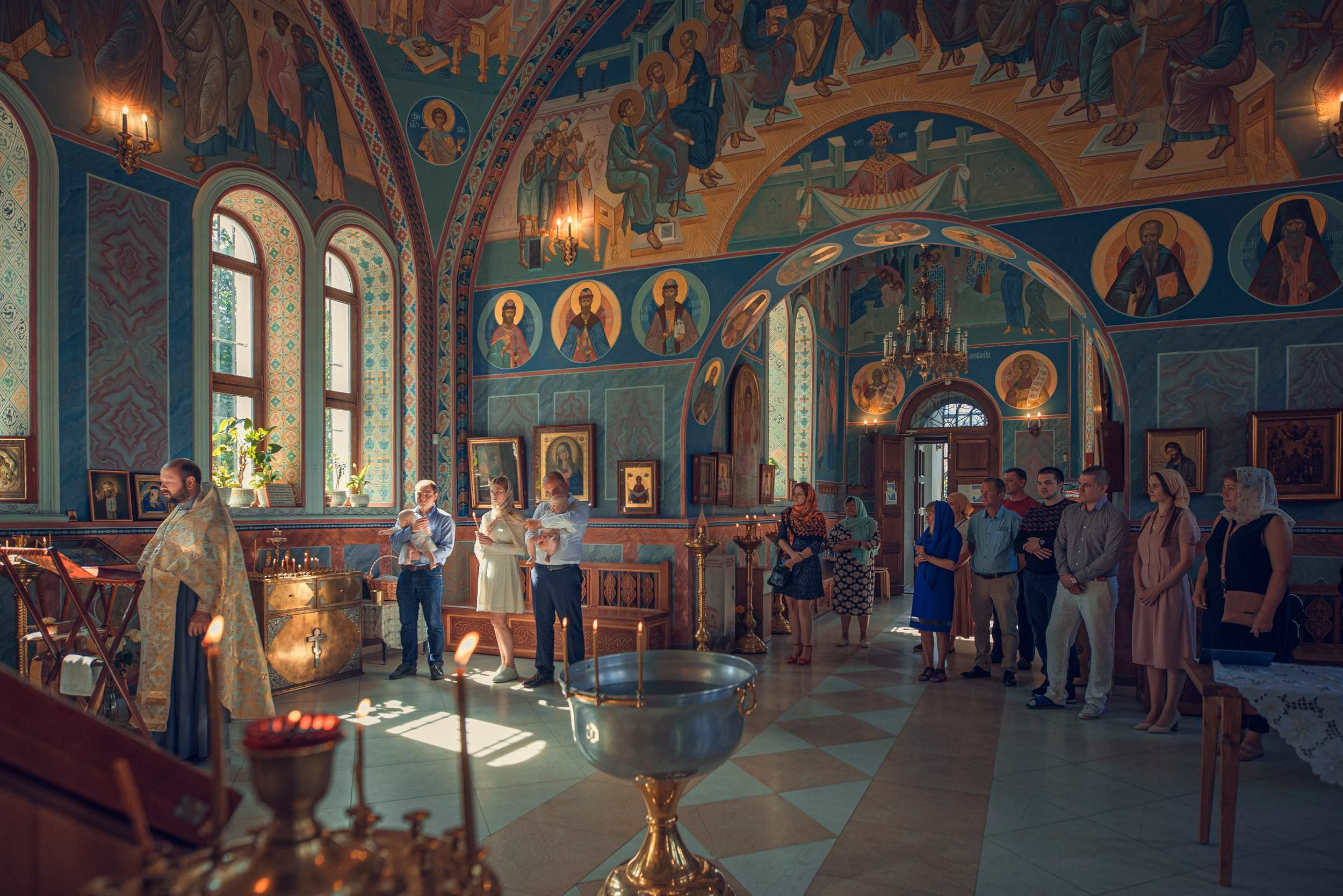 Таинство Крещения. Максим и Денис. Фотографии. Фотограф Стеценко Наталия. Одинцово, Москва, Московская область