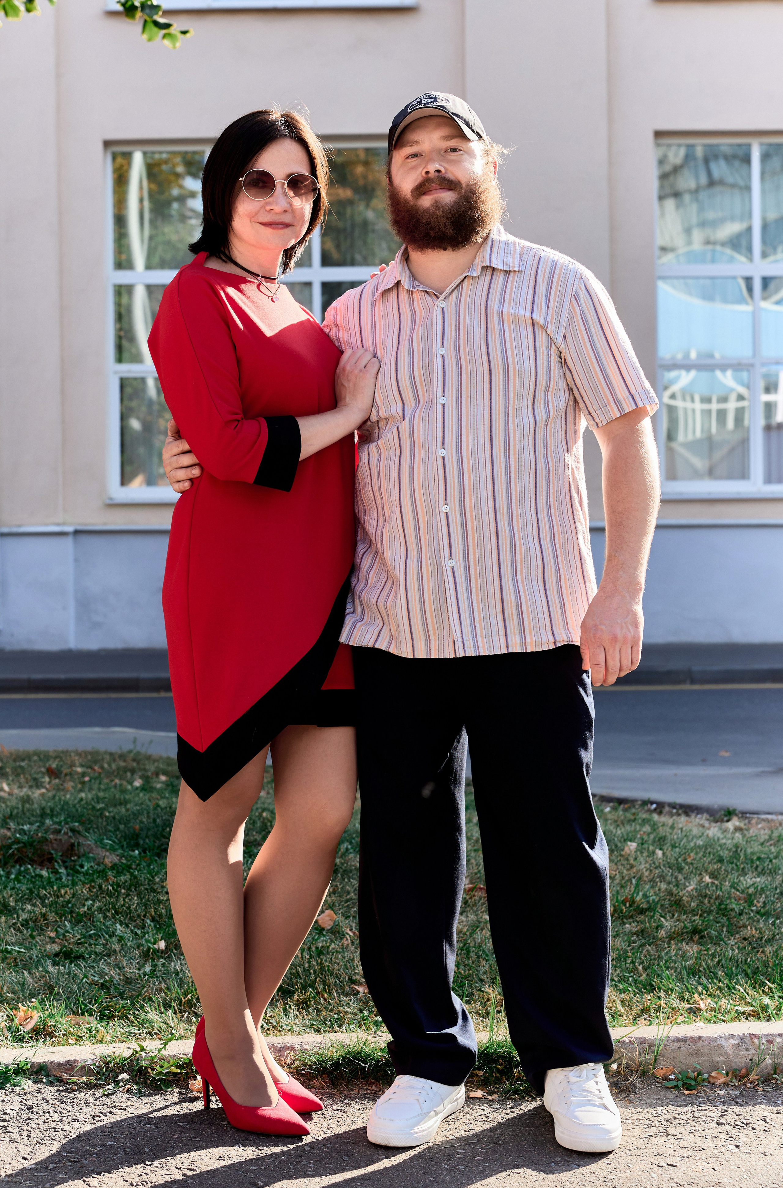 Свадебная прогулка в парке Горького в Москве