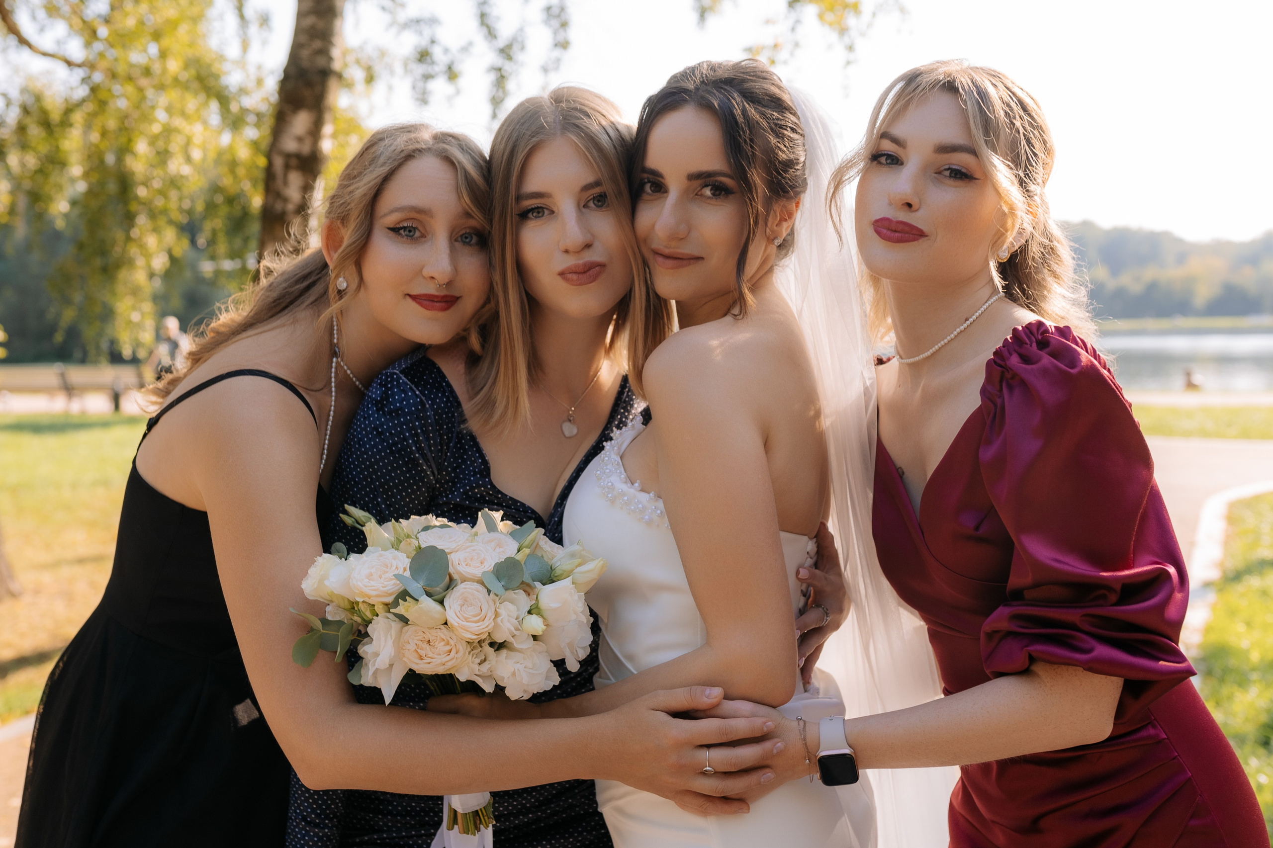 Свадебная фотосессия в Москве, парк Кусково. Свадебный фотограф в Москве Анна Полушина