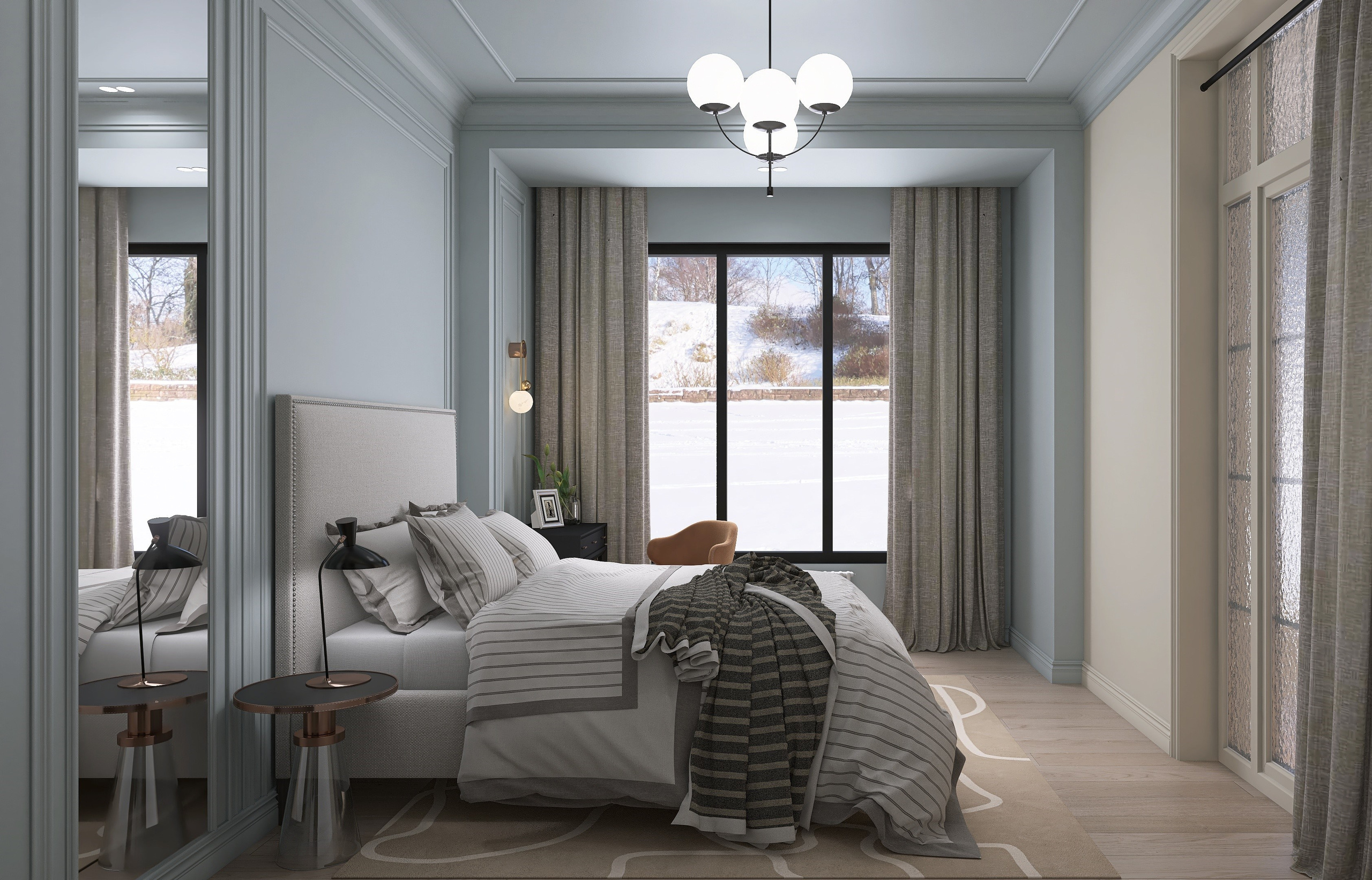 Неоклассическое джапанди. Дизайнер интерьера Диана Миронова|Москва