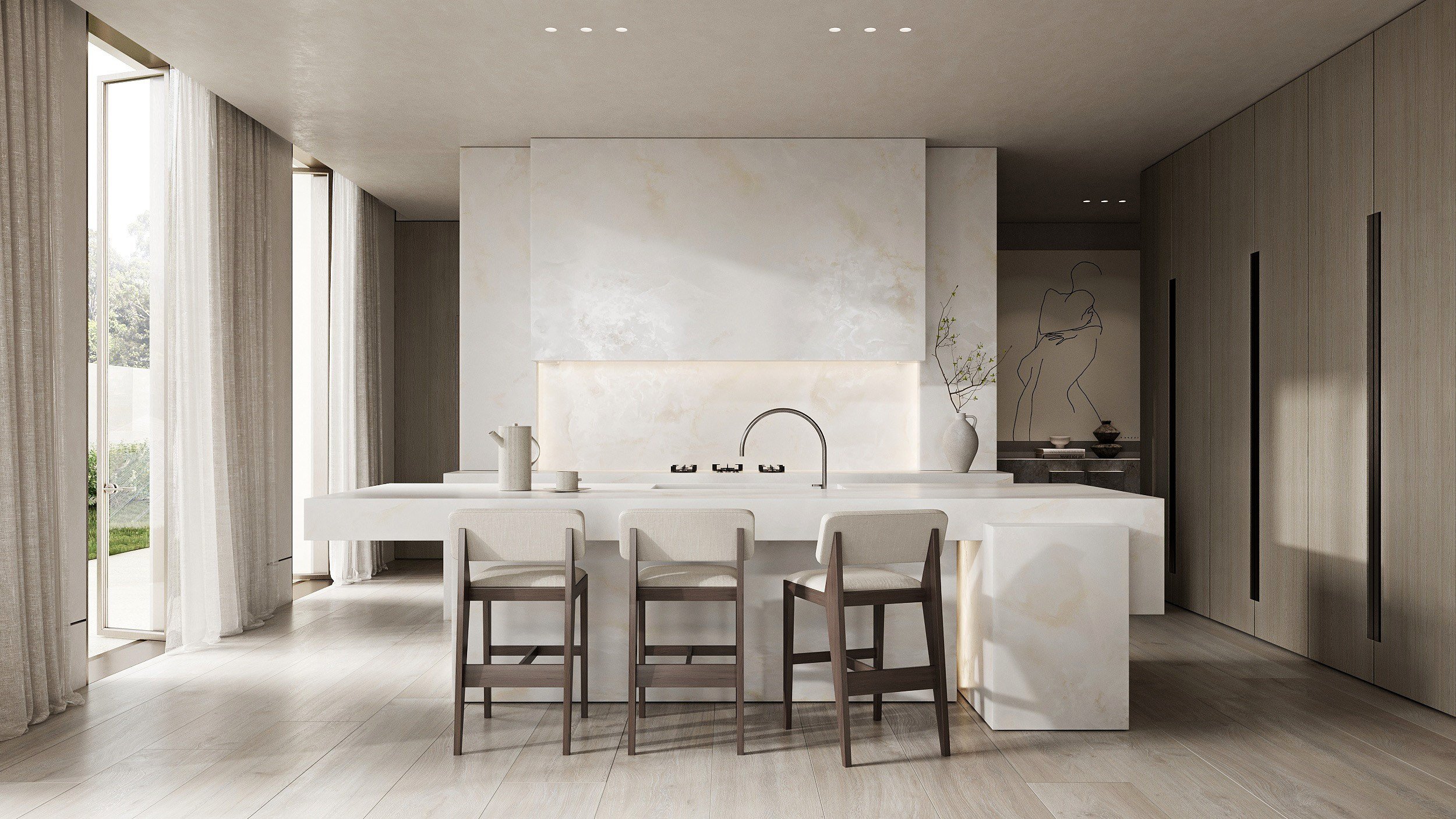 Valentina Rose Bay. Interior visualization