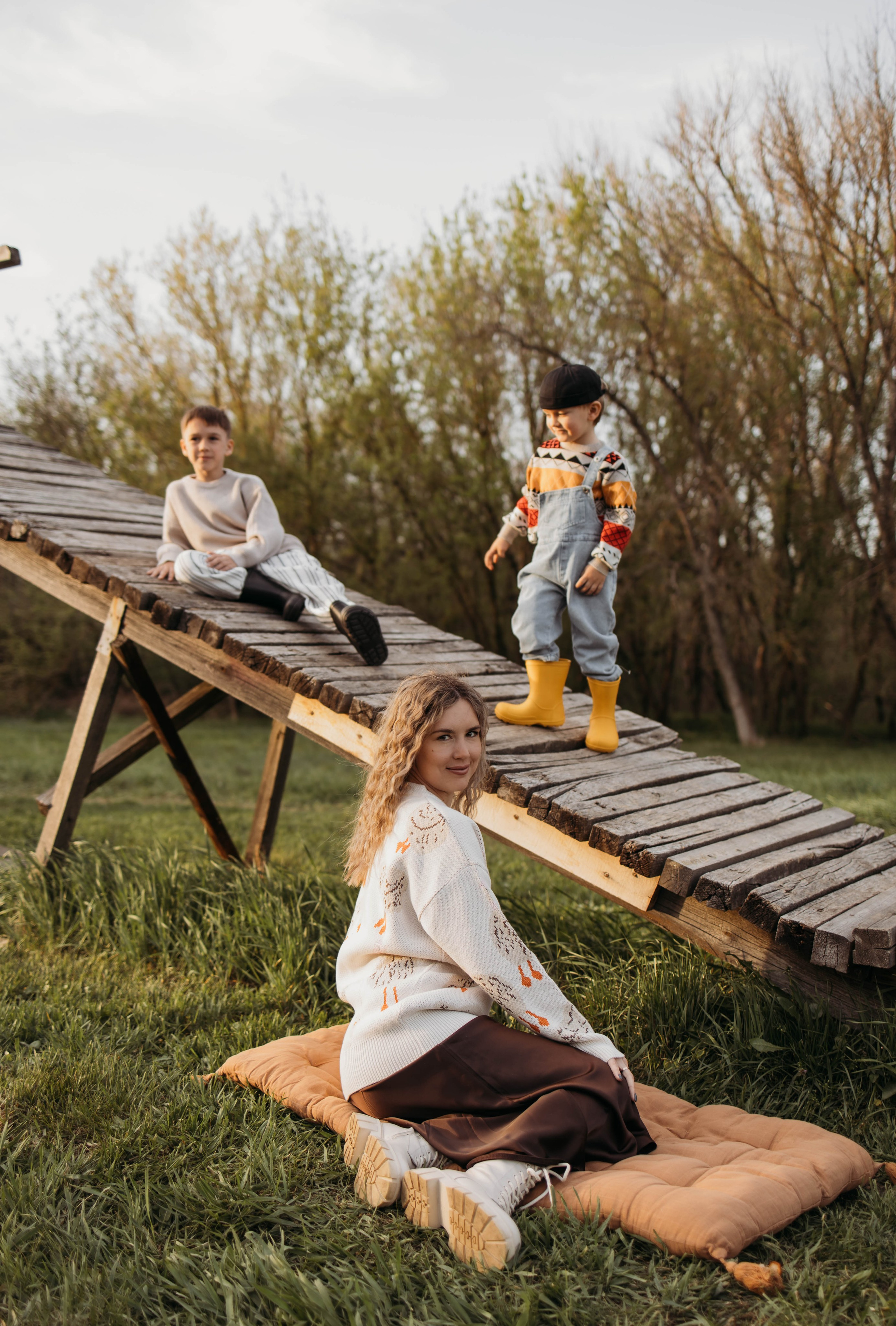 Ангелина, Лева и Даня. Фотограф Алевтина Матешук