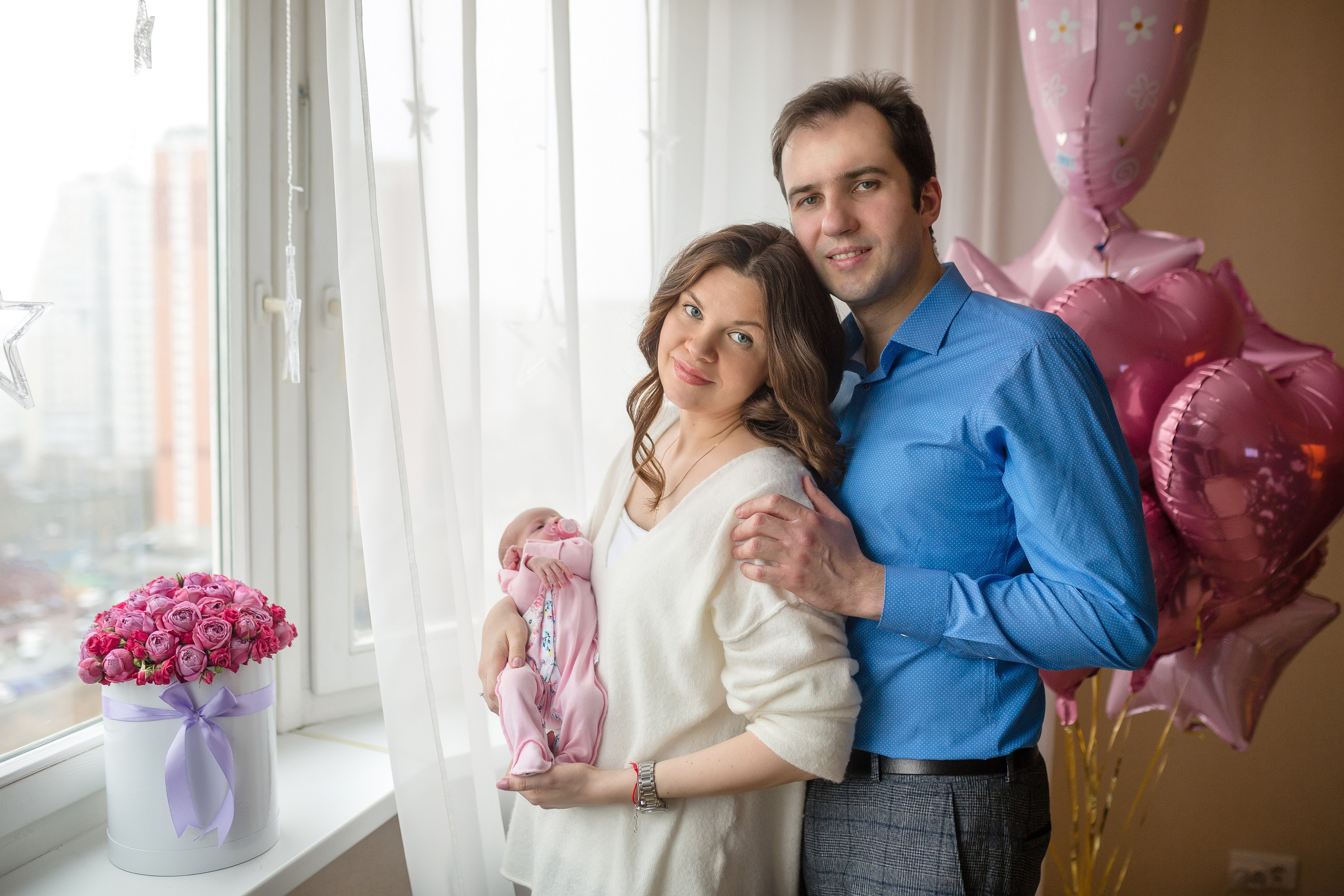 Выписка Маруси. Фотограф на Крещение, семейный фотограф в Москве