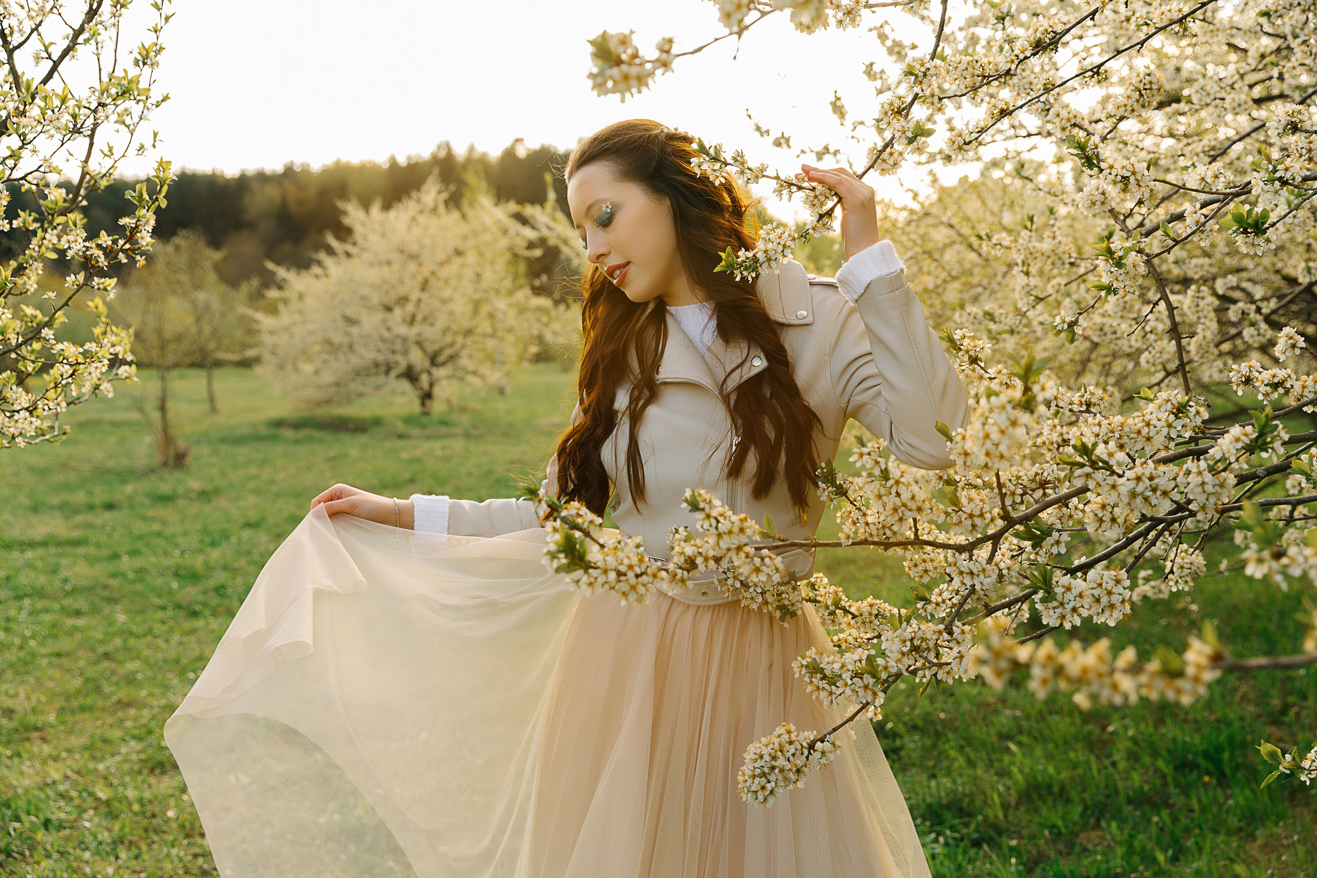 Фотосессия в цветении в Москве. Семейный и женский фотограф в Москве Надежда Воробьева