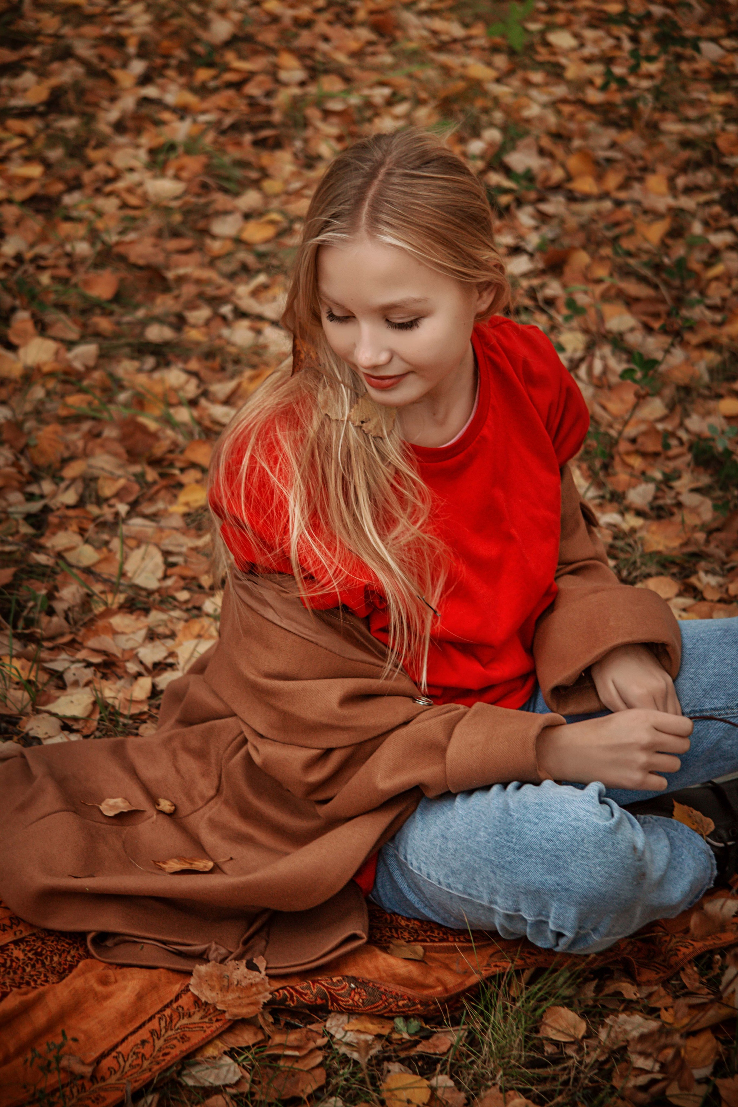Осенняя прогулка Кати. Семейный и детский фотограф в Москве Ольга Кривенцова