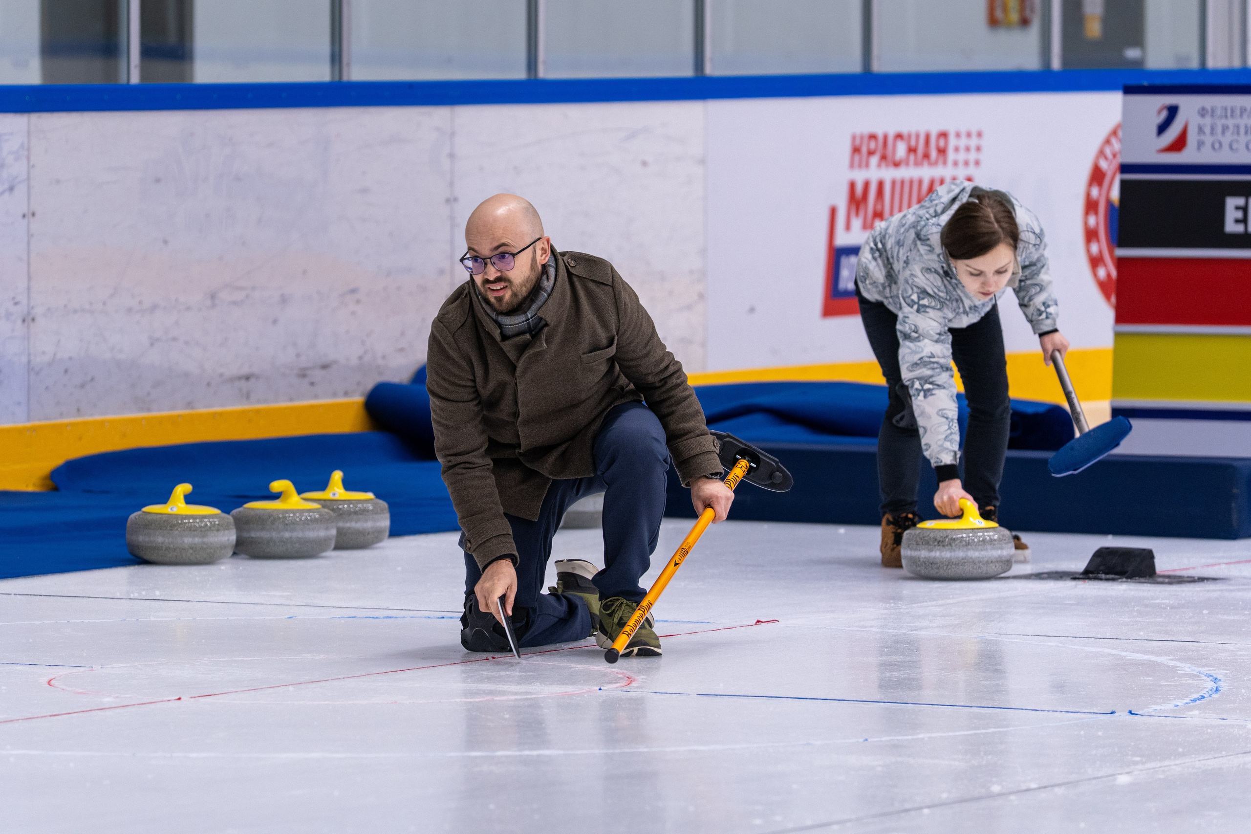 Керлинг для компании Р-Фарм. Репортажный фотограф в Красной Поляне и Сочи Павлюченко Екатерина