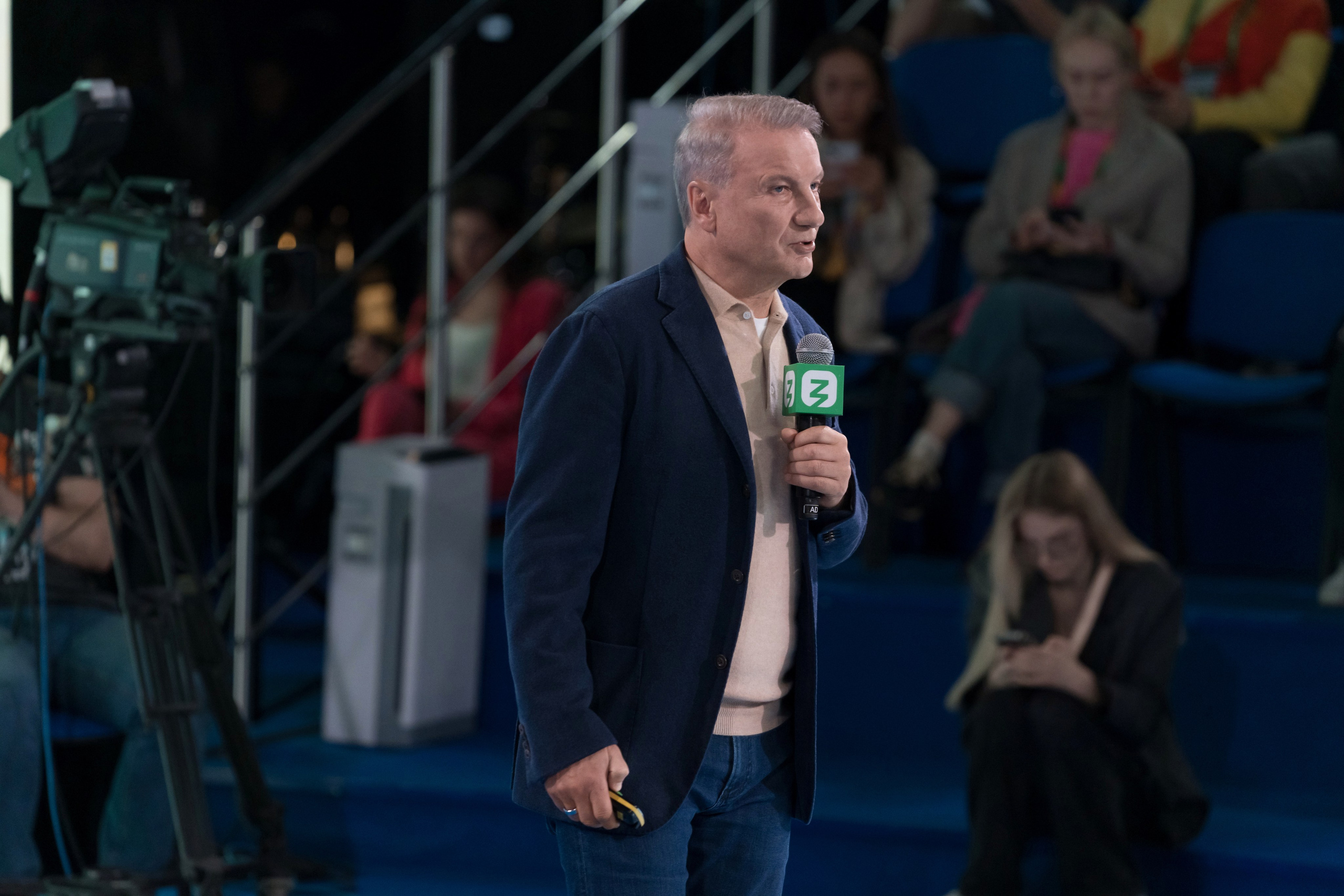 Герман Греф на Всемирном Фестивале Молодежи 2024. Репортажный фотограф в Красной Поляне и Сочи Павлюченко Екатерина