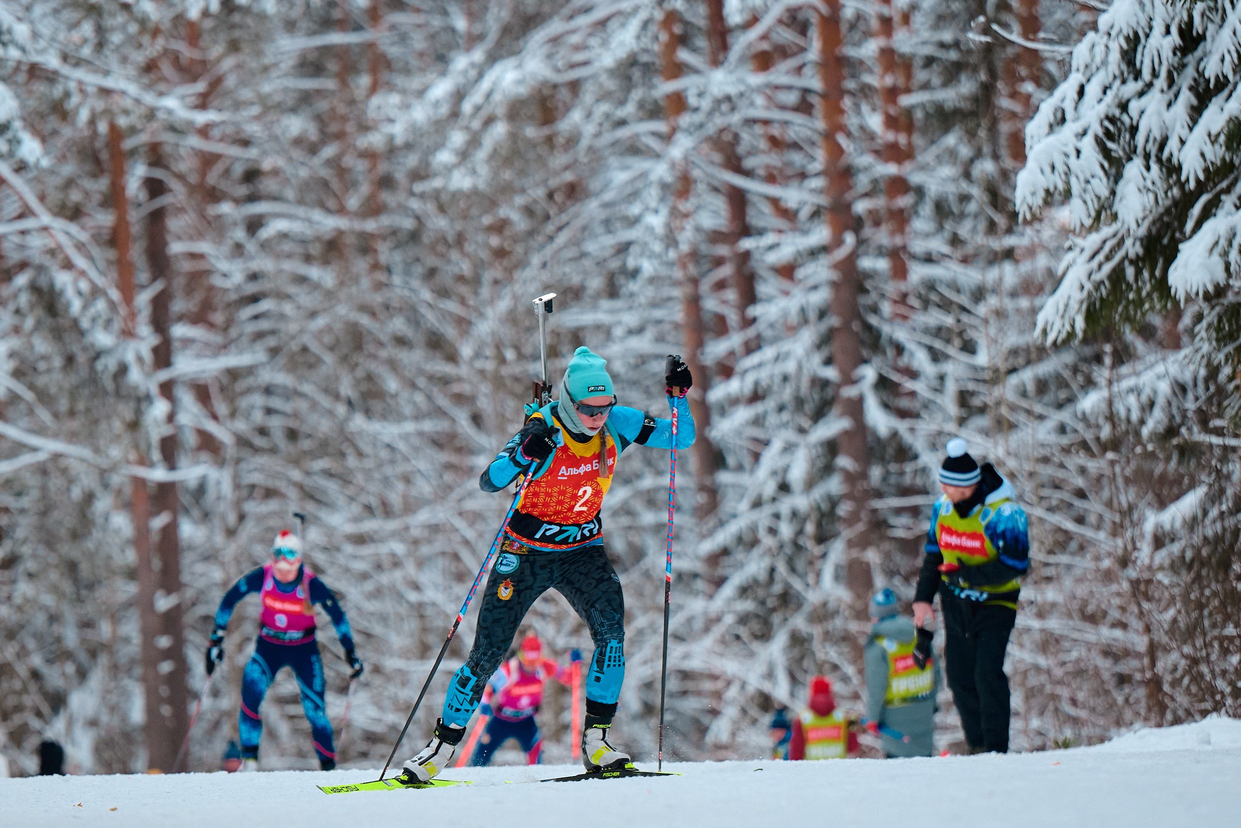 Биатлон. Чемпионат России — 2024/2025, 3-й этап, Ижевск. Ижевская винтовка. Спортивный репортажный фотограф в Ижевске Сергей Мерзляков