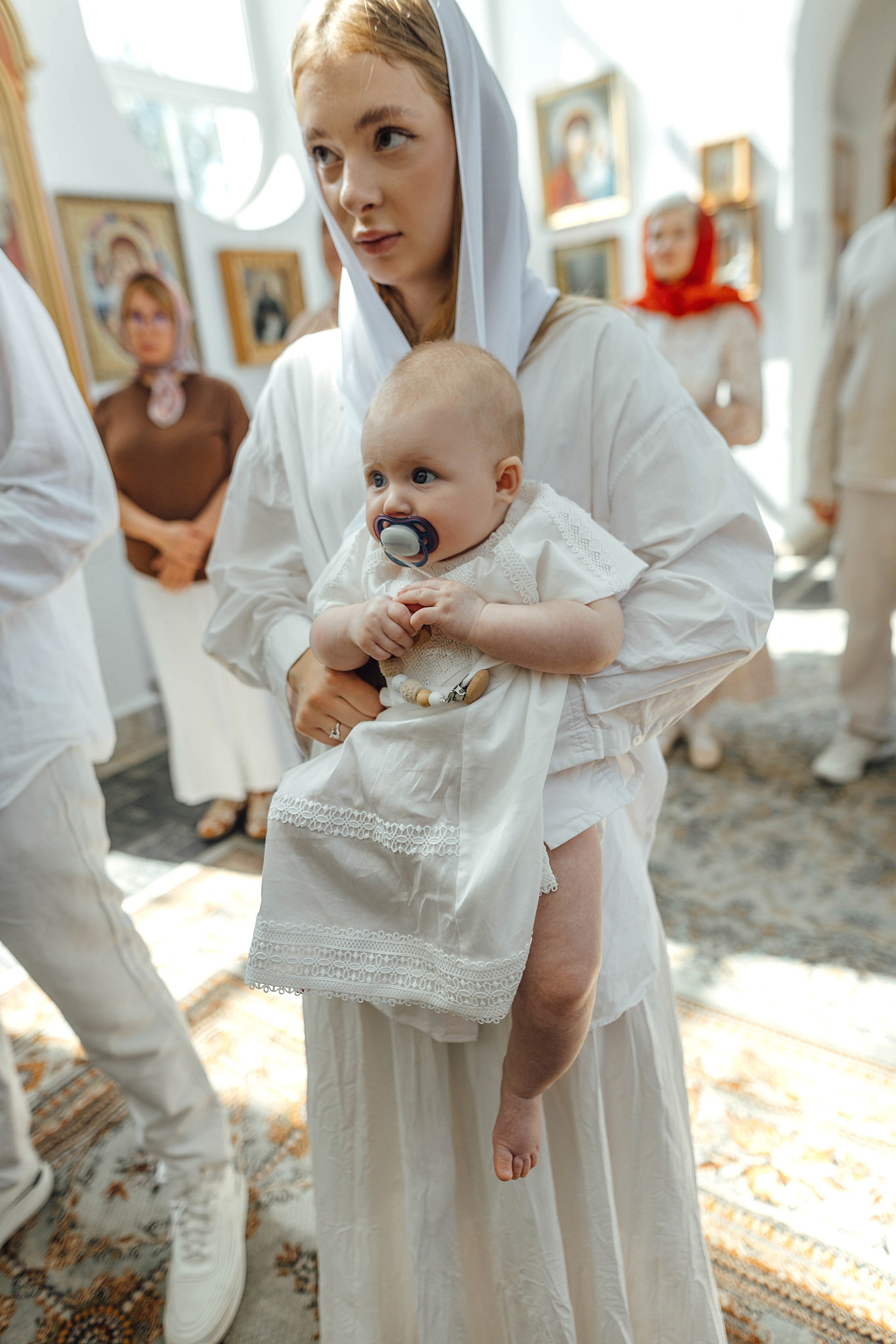 Крещение Мишель, гп. Ивенец, храм Ефросинии Полоцкой, август 2025