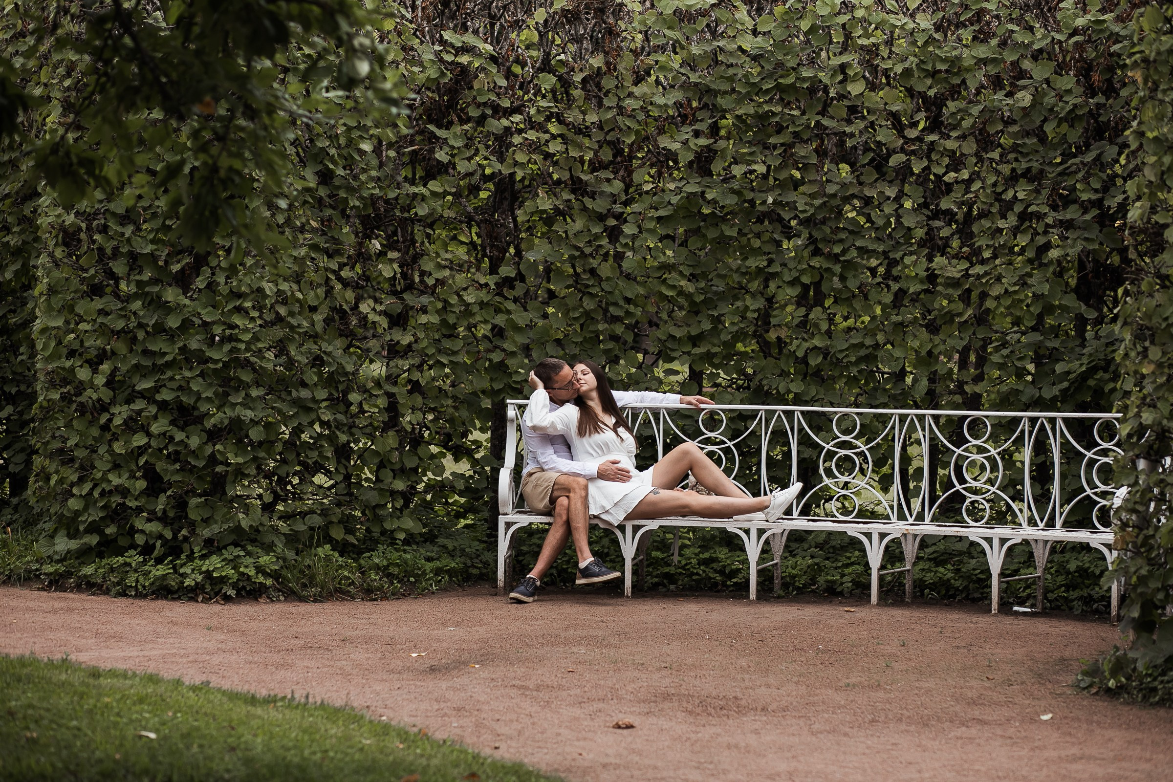 Вероника и Александр. Прогулка в Екатерининском парке. Свадебный и семейный фотограф в Колпино и СПб Юлия Папанова