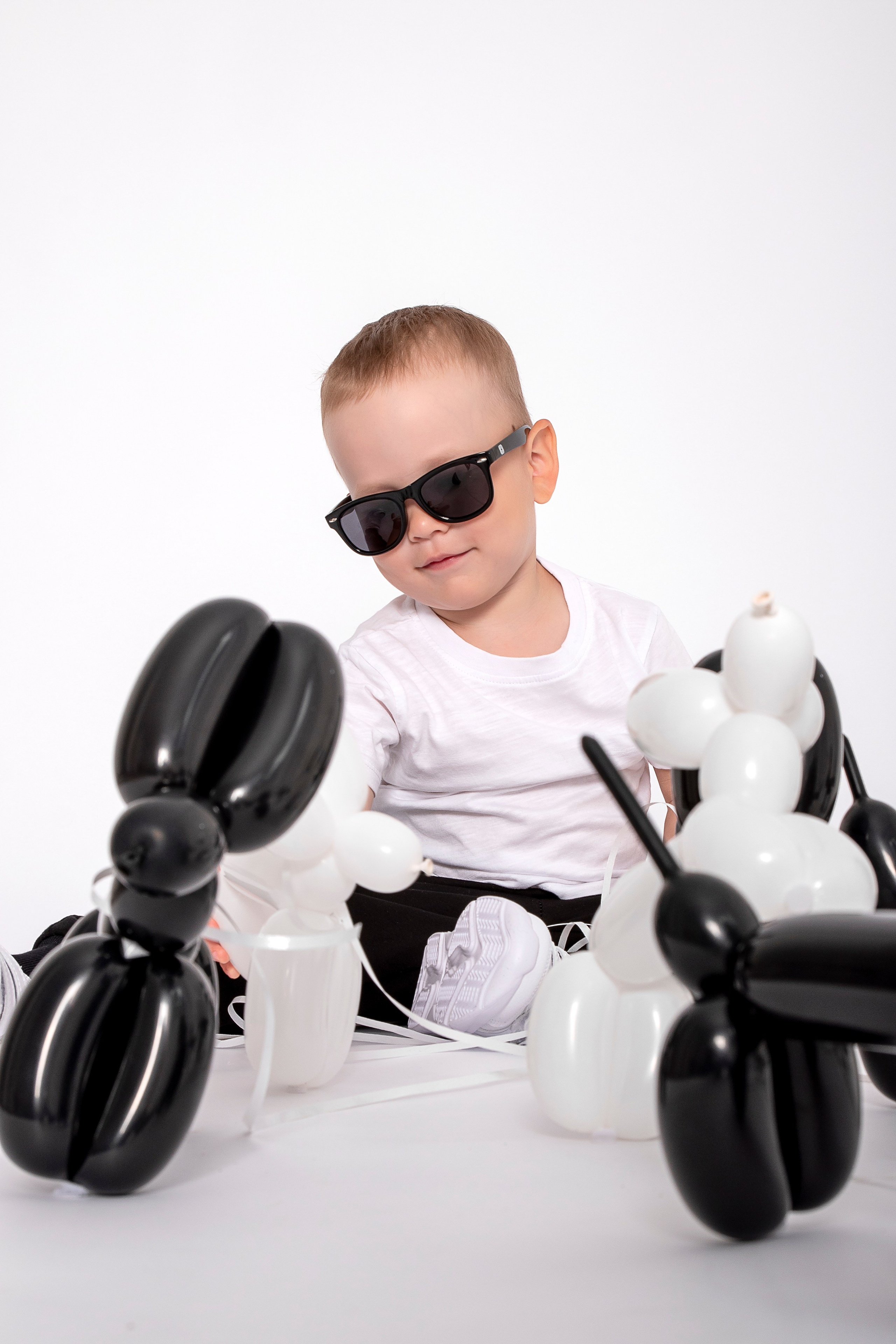 Фотосессия с воздушными шариками для Саши. Фотограф Наталья Жильцова