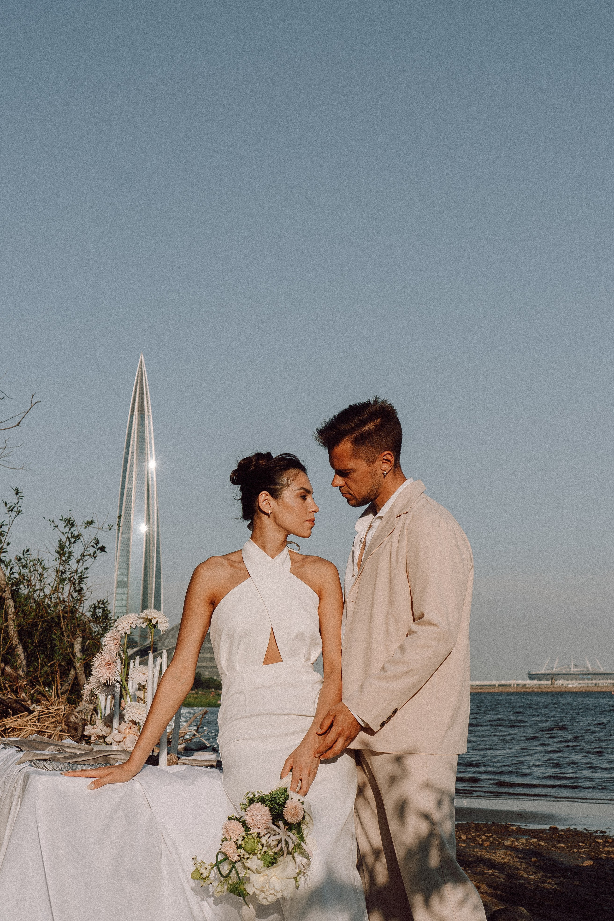 СВАДЕБНАЯ ФОТОСЕССИЯ ВЫЕЗДНОЙ ЦЕРЕМОНИИ (ФИНСКИЙ ЗАЛИВ). Профессиональный фотограф, Санкт-Петербург — Виктория Богомолова