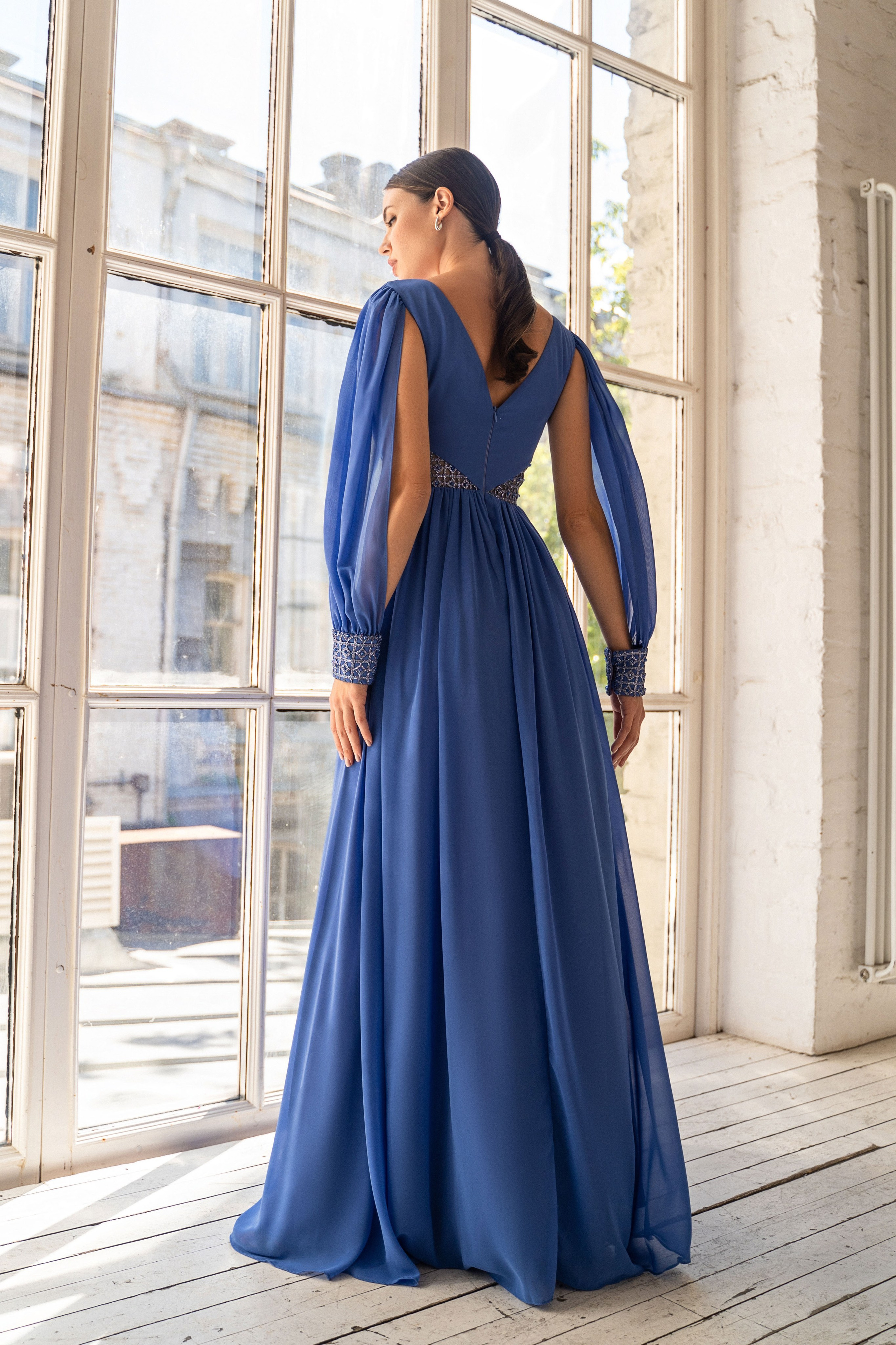 Съемка вечерних платьев DIAFANO с Ксенией. Свадебный и портретный фотограф Клипа Максим