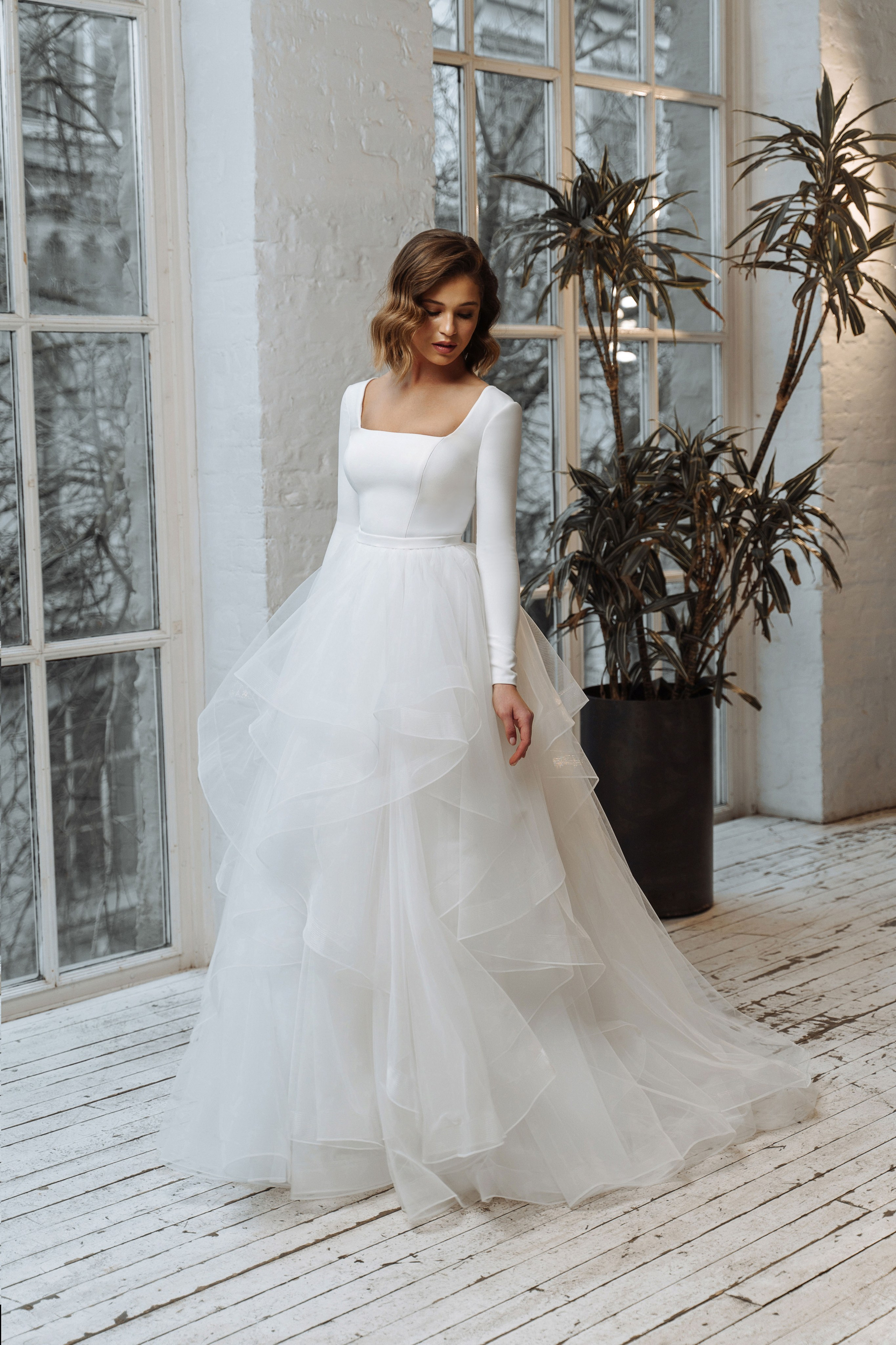 Съемка свадебного каталога бренда BERTINA DESIGN с Кристиной. Свадебный и портретный фотограф Клипа Максим