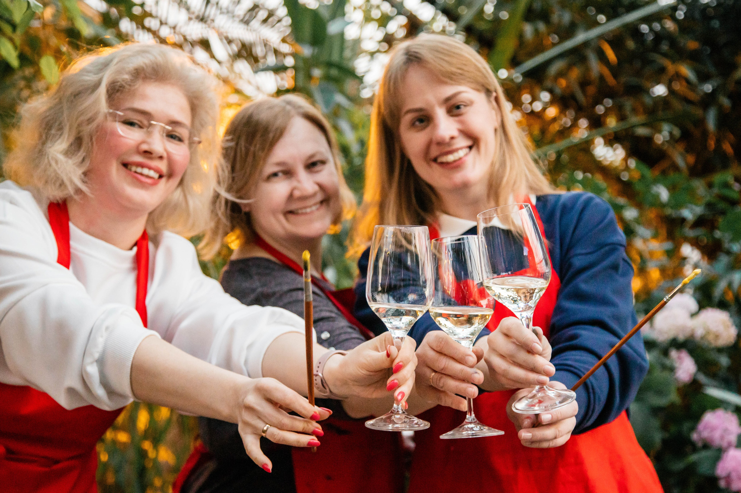 Без бокала нет Шагала. Искусство и вино в Ботаническом саду. Фотограф Анна Чернигова