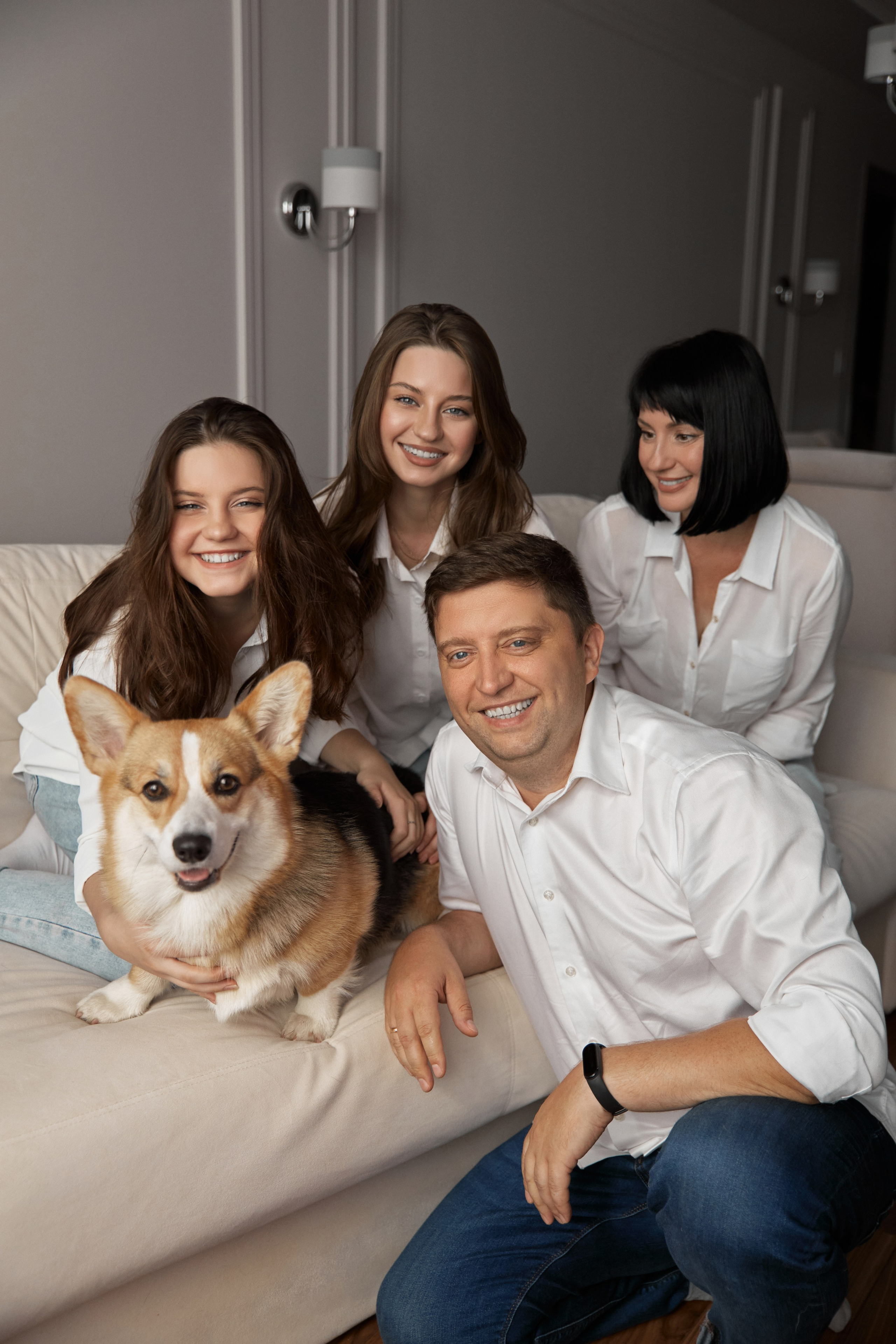 Семейная фотосессия дома. Brand и контент фотограф