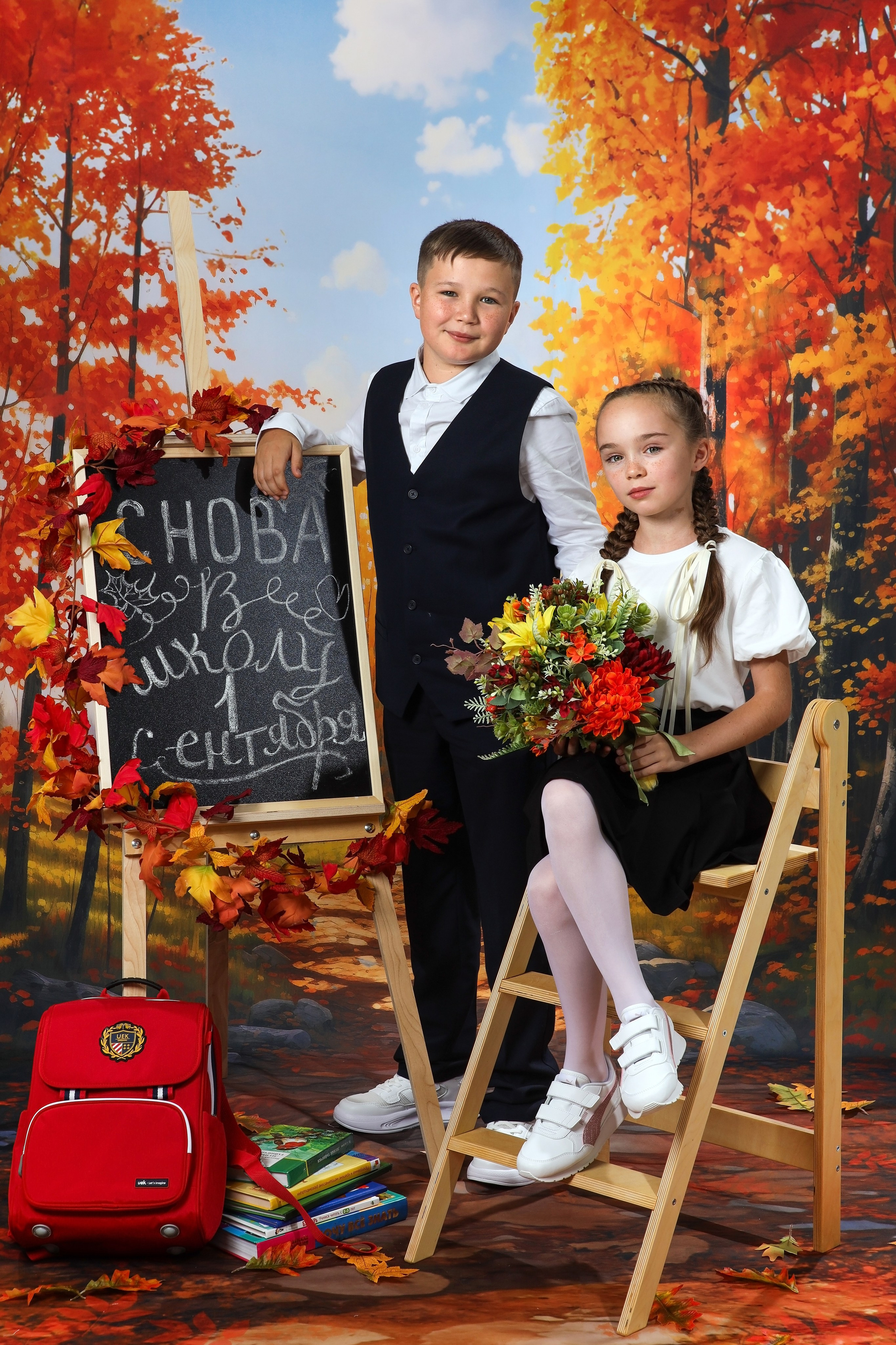 Школьные фотосессии. Фотостудия «Стрекоза»