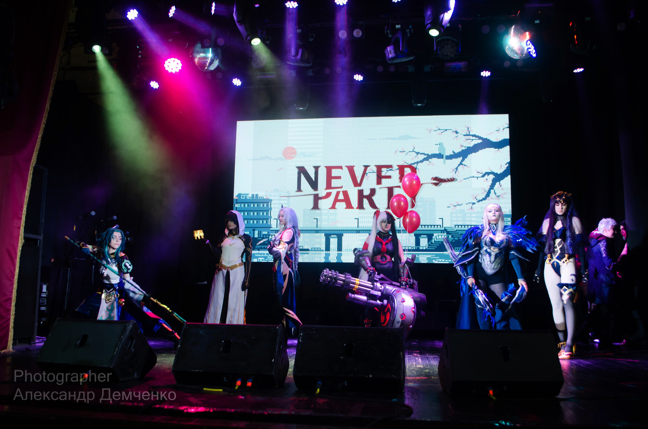 Фотосессия на фестивале косплея Never Party 3.0 в Москва