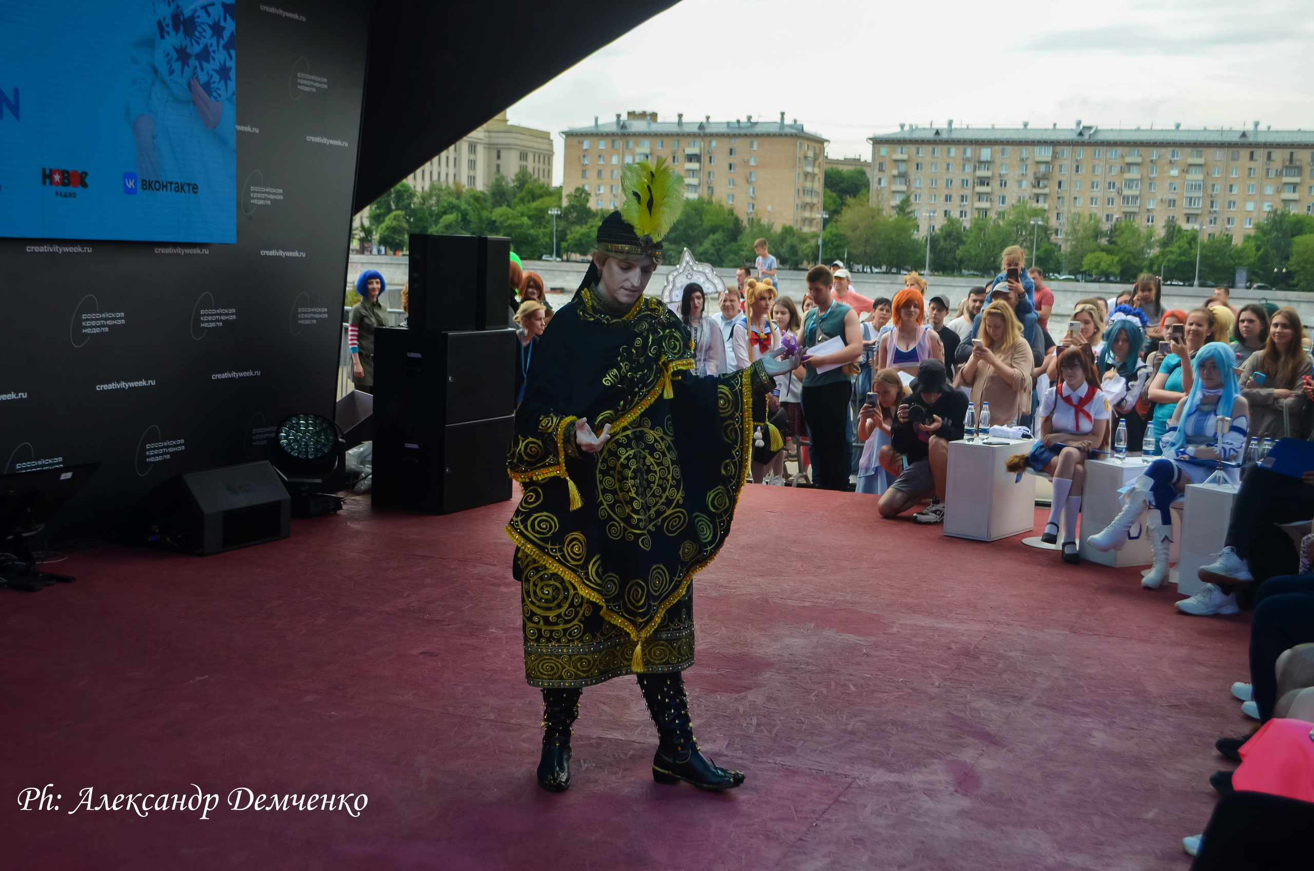 Фотосессия сцены в Москве на разных репортажных мероприятий