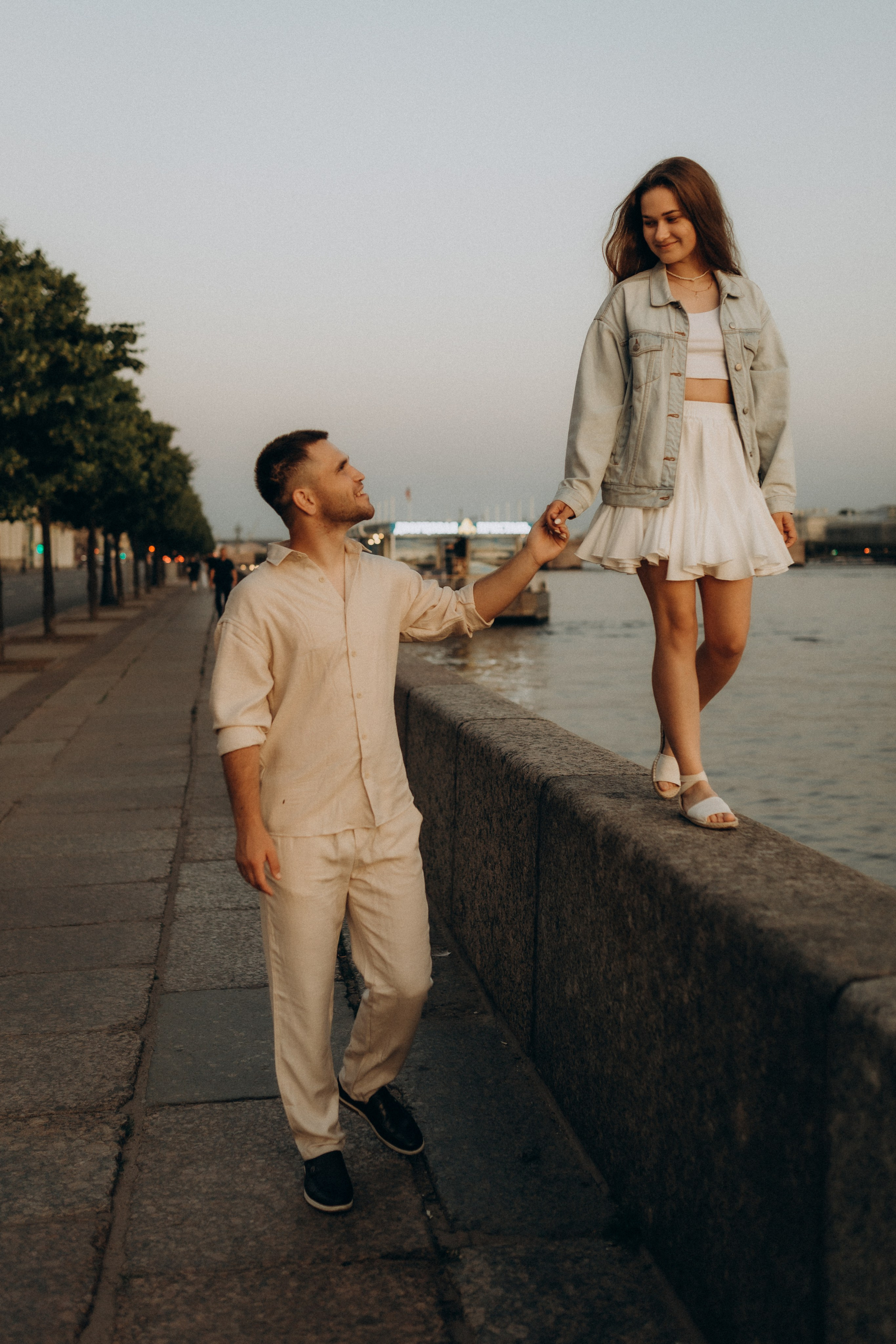 Фотосессия с разводными мостами: LoveStory. Фотограф Санкт-Петербург Князева Елизавета