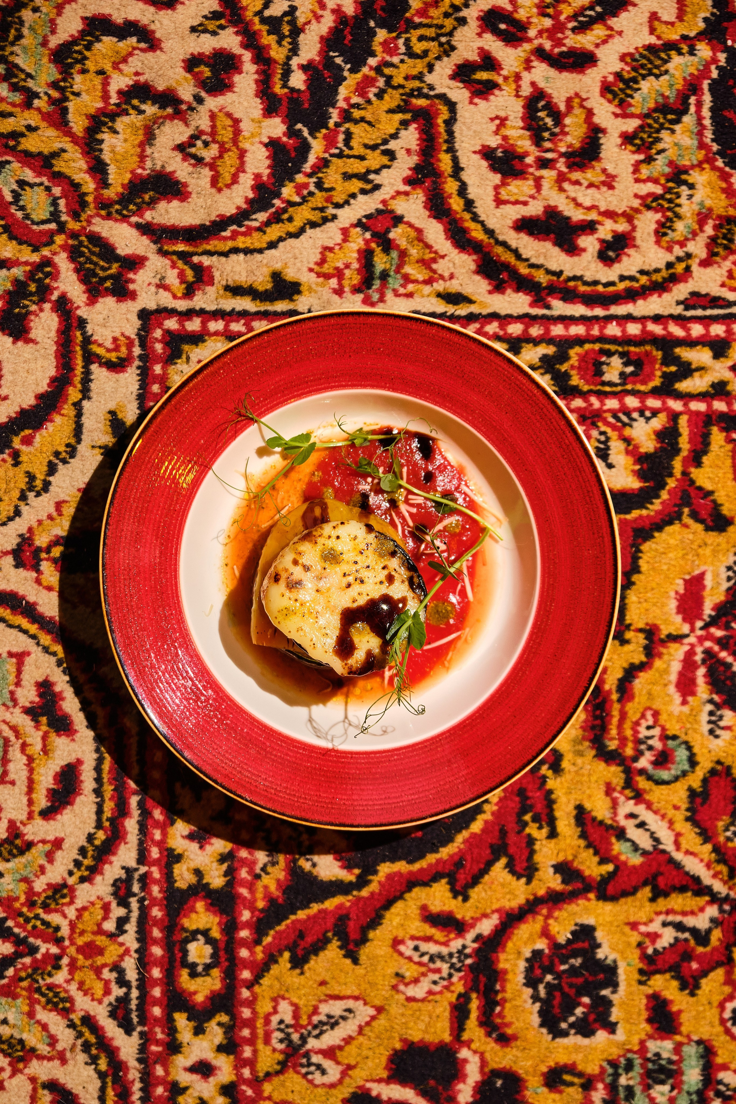 Fresh ratatouille dish photo for restaurant delivery menu in Tbilisi