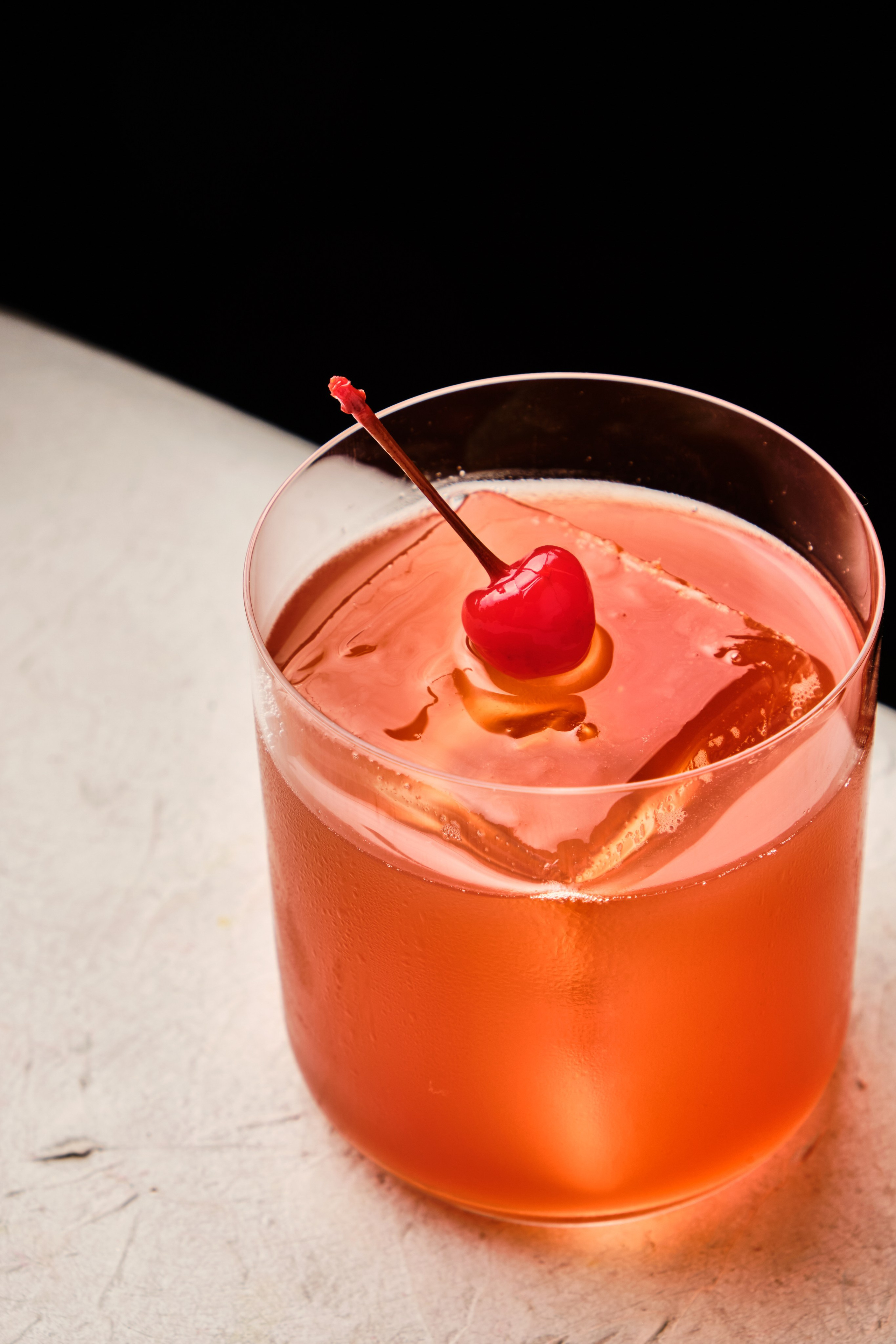Food photography of cocktail for bar menu and restaurant social media