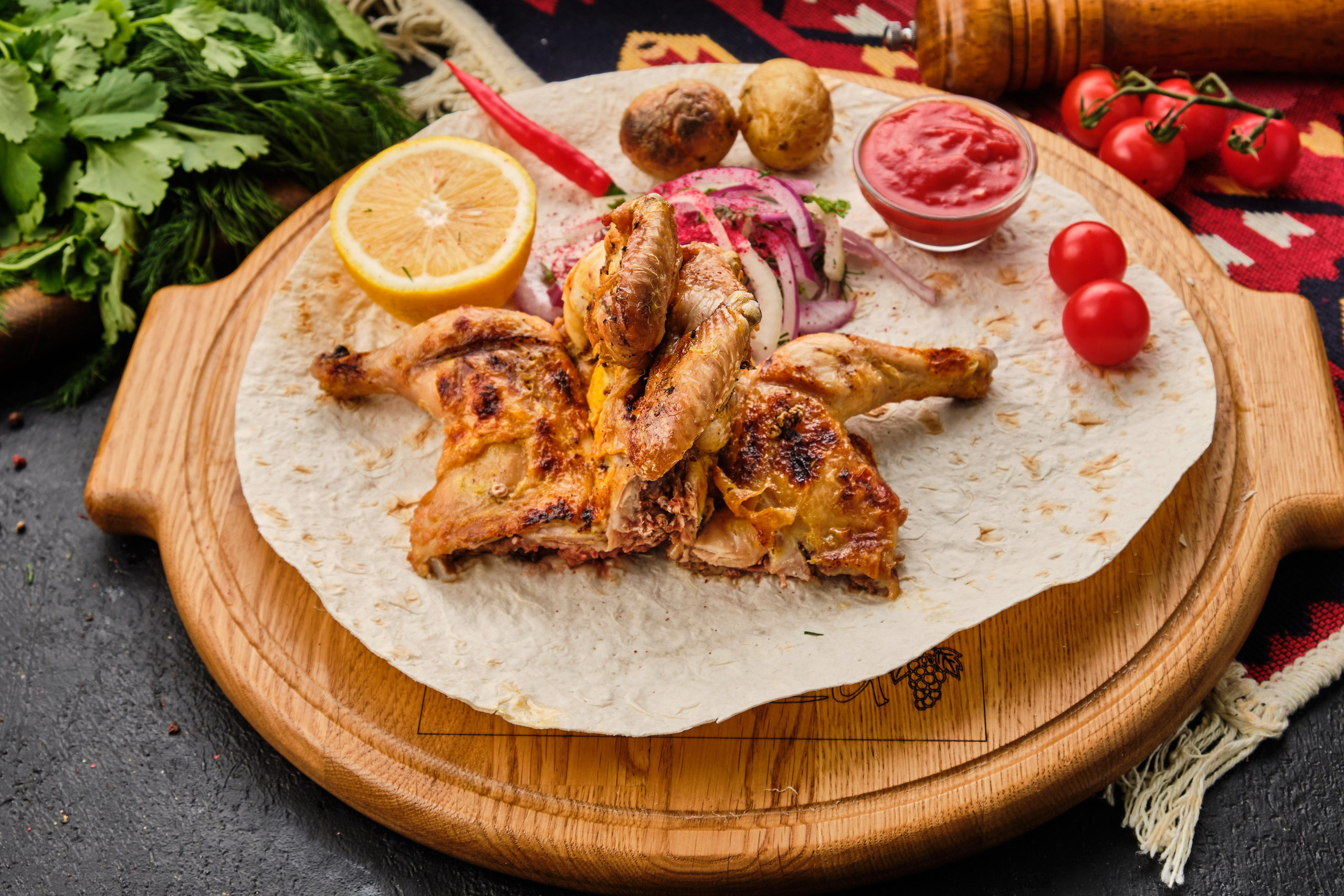 Food Photography of Shashlik for Delivery | Food Photographer Tbilisi. Commercial Photographer Tbilisi | Food & Product Photography | Vitaly Gorbachev