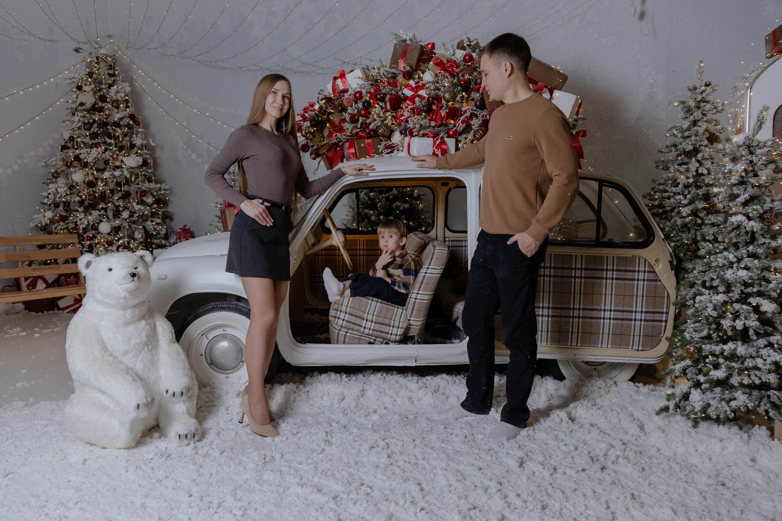 Новогодняя семейная съемка. Фотограф в Новосибирске Екатерина Васильева