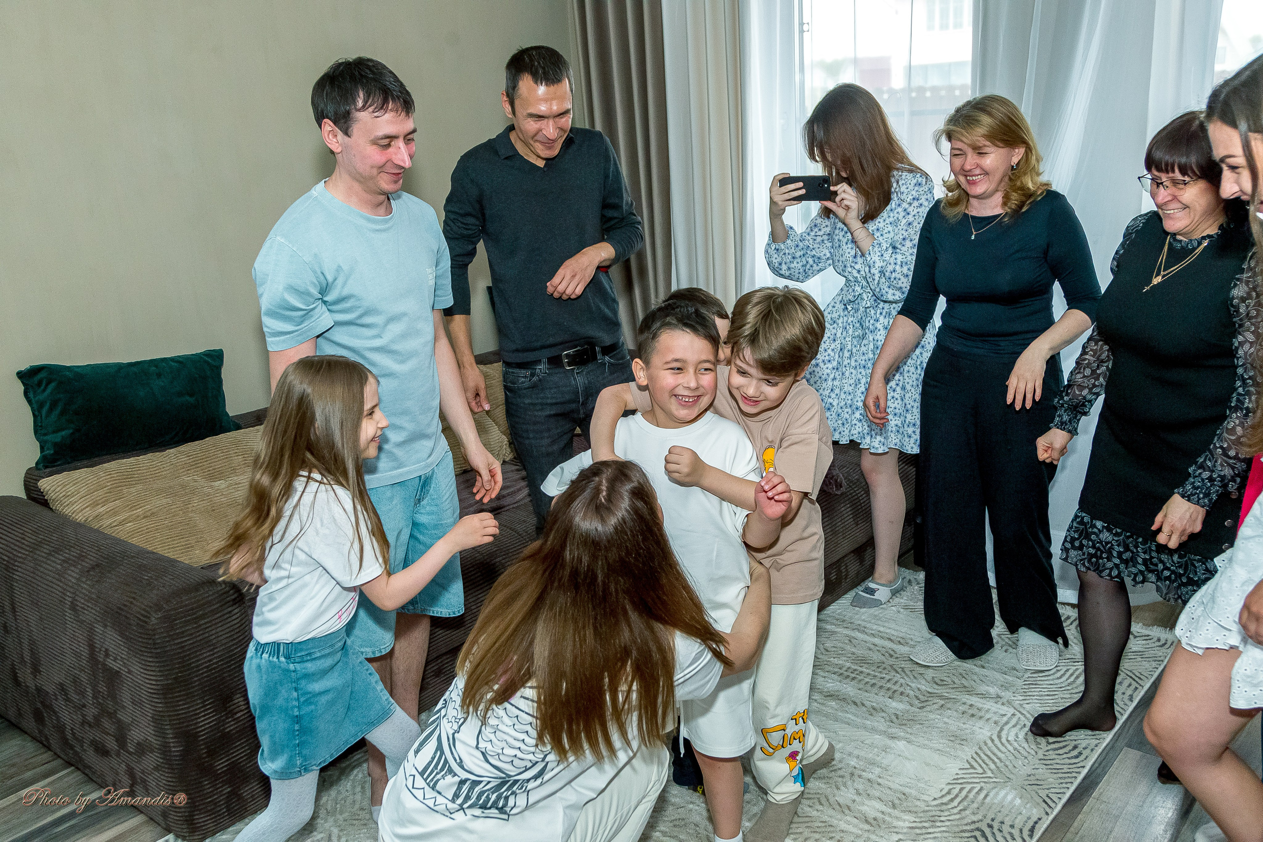 День рождения Лёвы (6 лет). Репортажная съемка в Москве и области. Анималистика