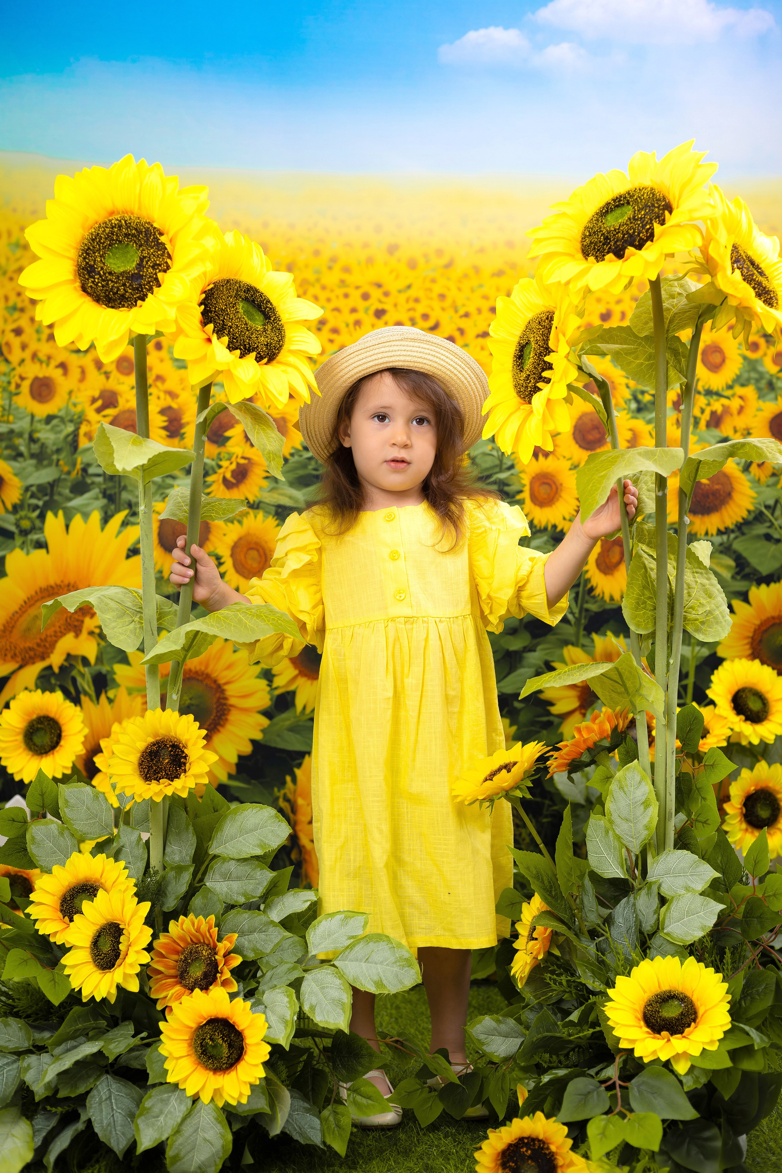 лето в подсолнухах