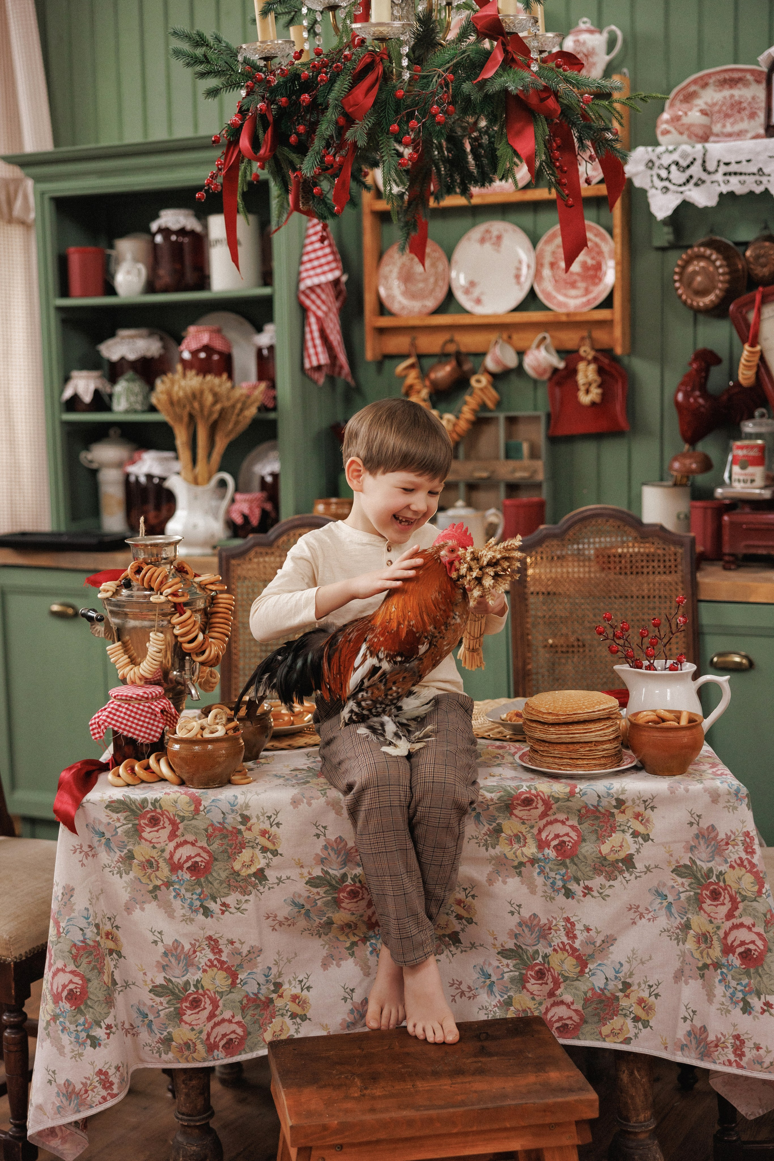 Фотосессия в Русском стиле «Масленица», в фотостудии Ольги Сурухановой, город Краснодар. Семейный и детский фотограф в Краснодаре Анна Трашкова