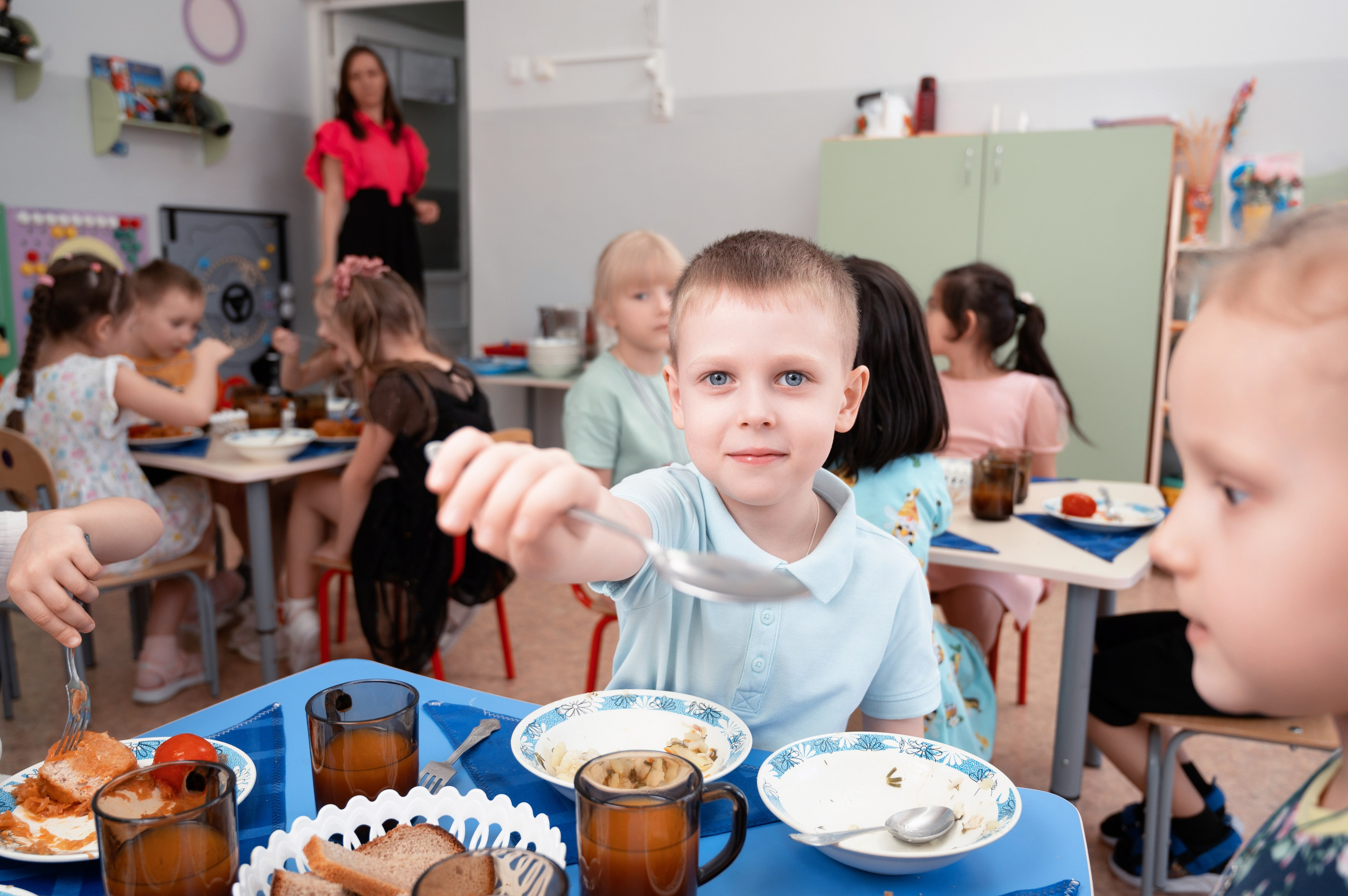 Детский сад «Радость», кадетская группа. Детский фотограф. «Ожившие» фото, г. Нижневартовск