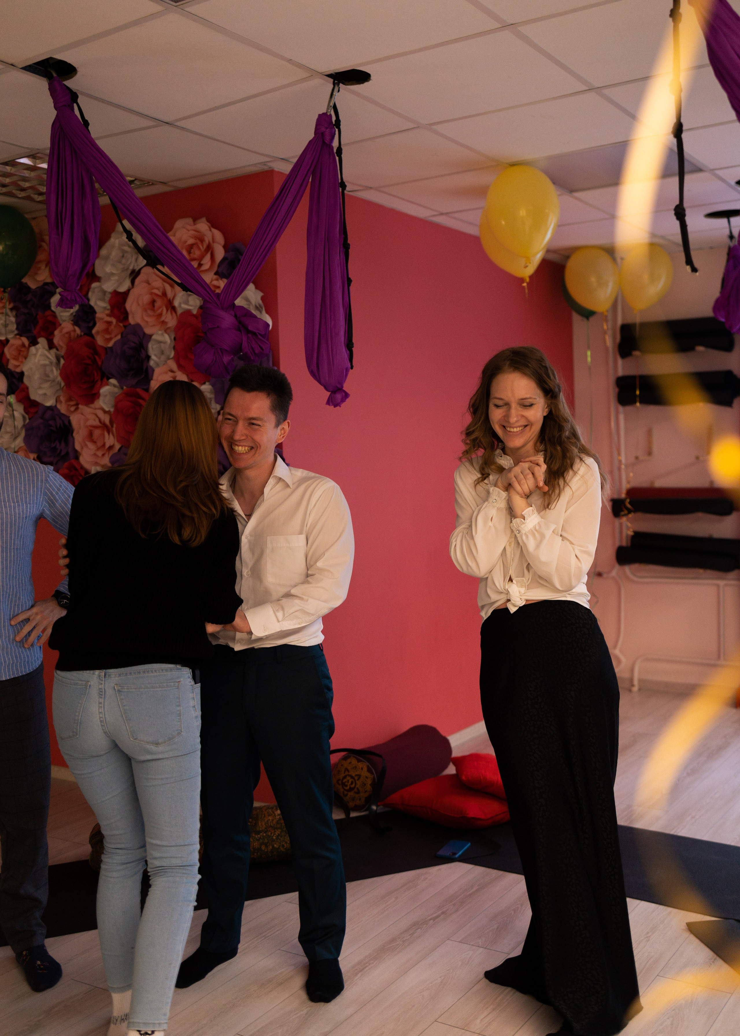 Мастер-класс в йога студии. Портретный фотограф в Санкт-Петербурге