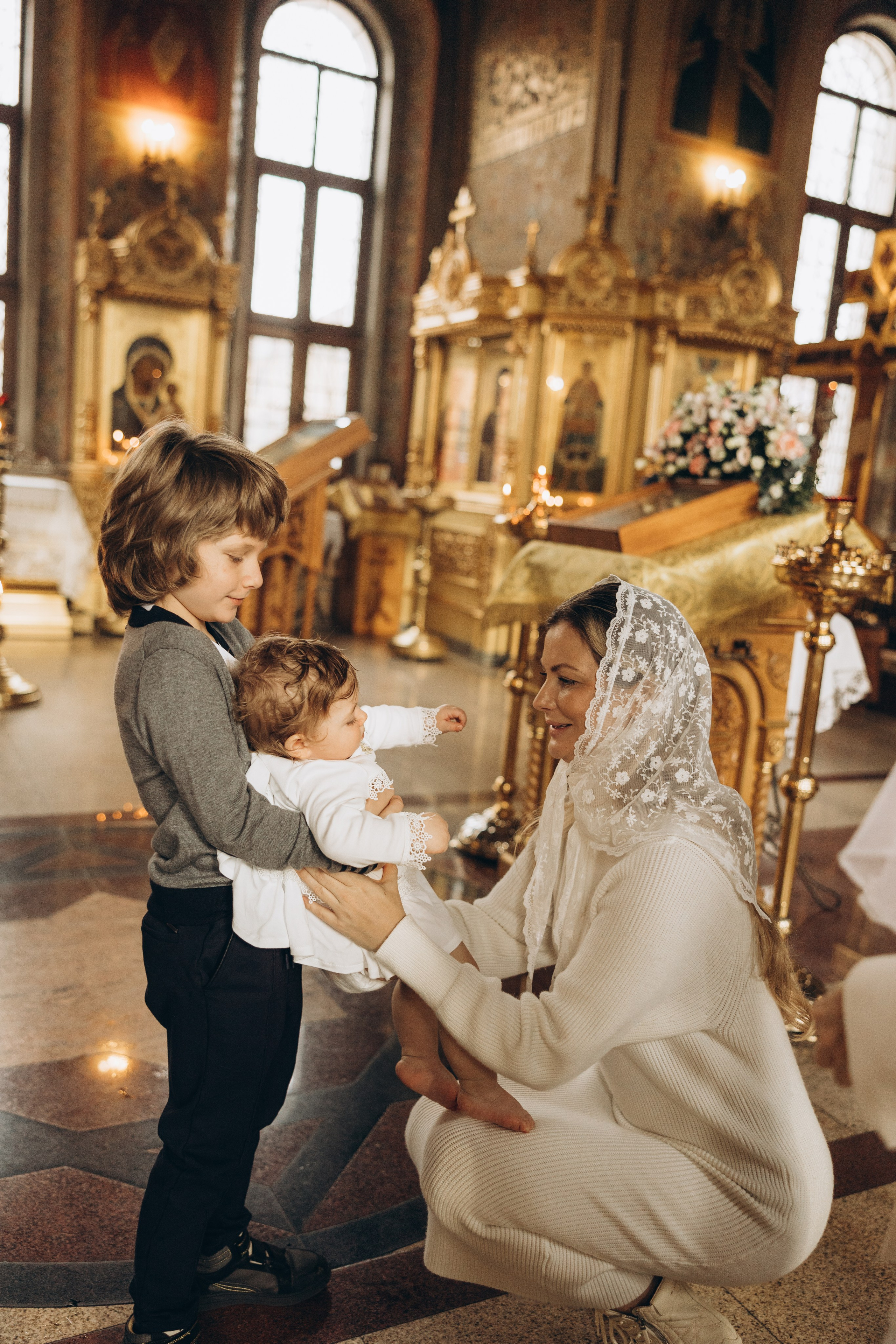 Крещение Дианы. Семейный фотограф в Москве Виктория Ястребинская