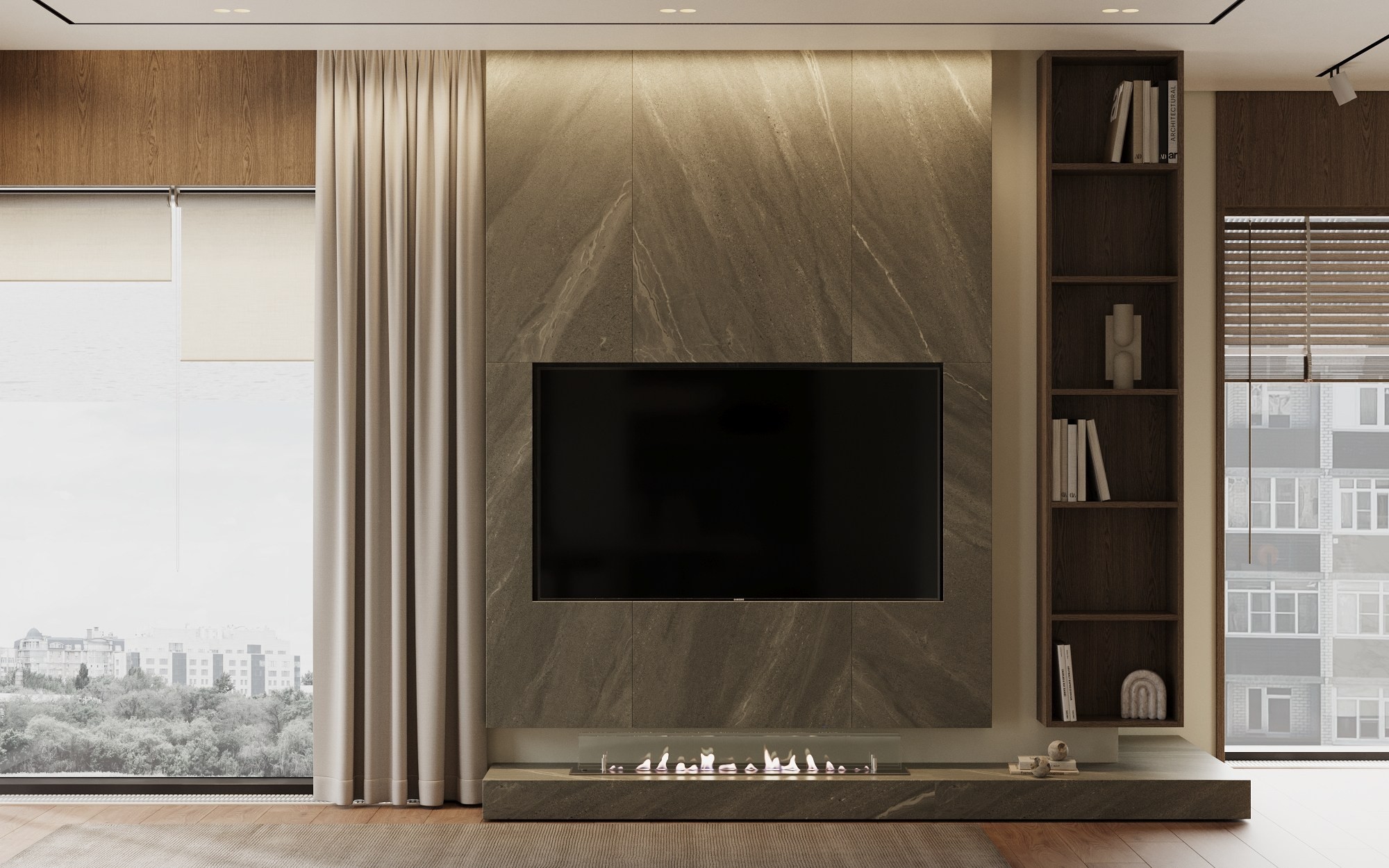 Кухня-гостиная, прихожая, кабинет. Ronirosse