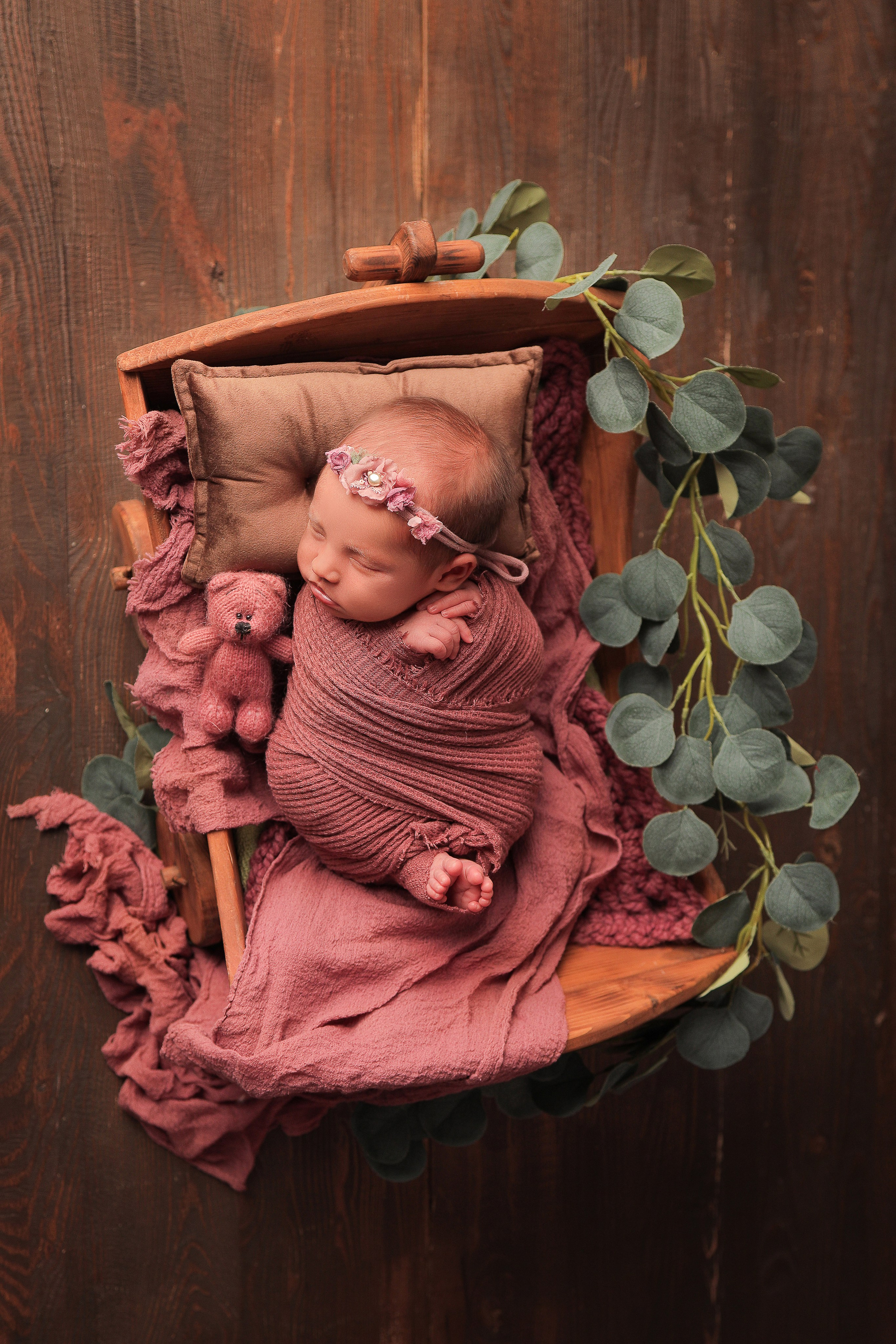 Мирослава, 18 дней (Пакет 0 «Бэйби-мини»). Фотограф новорожденных в Новокузнецке Анна Горошникова