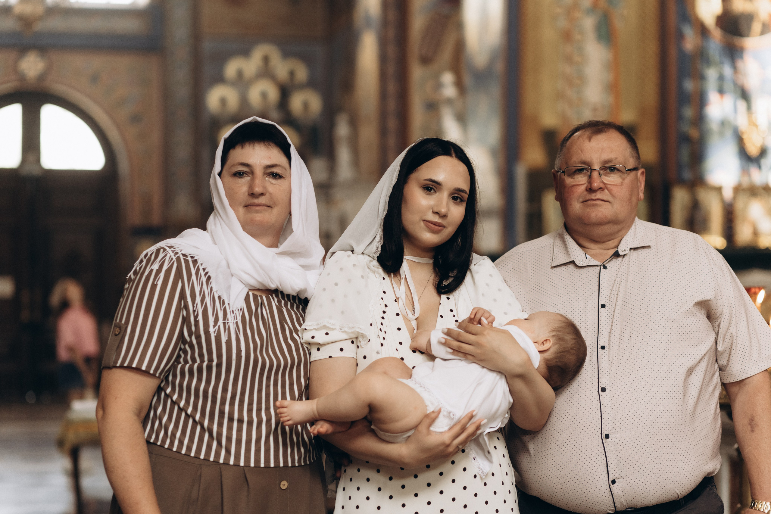 Крещение Киры. Самый теплый фотограф в Краснодаре Рябоконь Ксения
