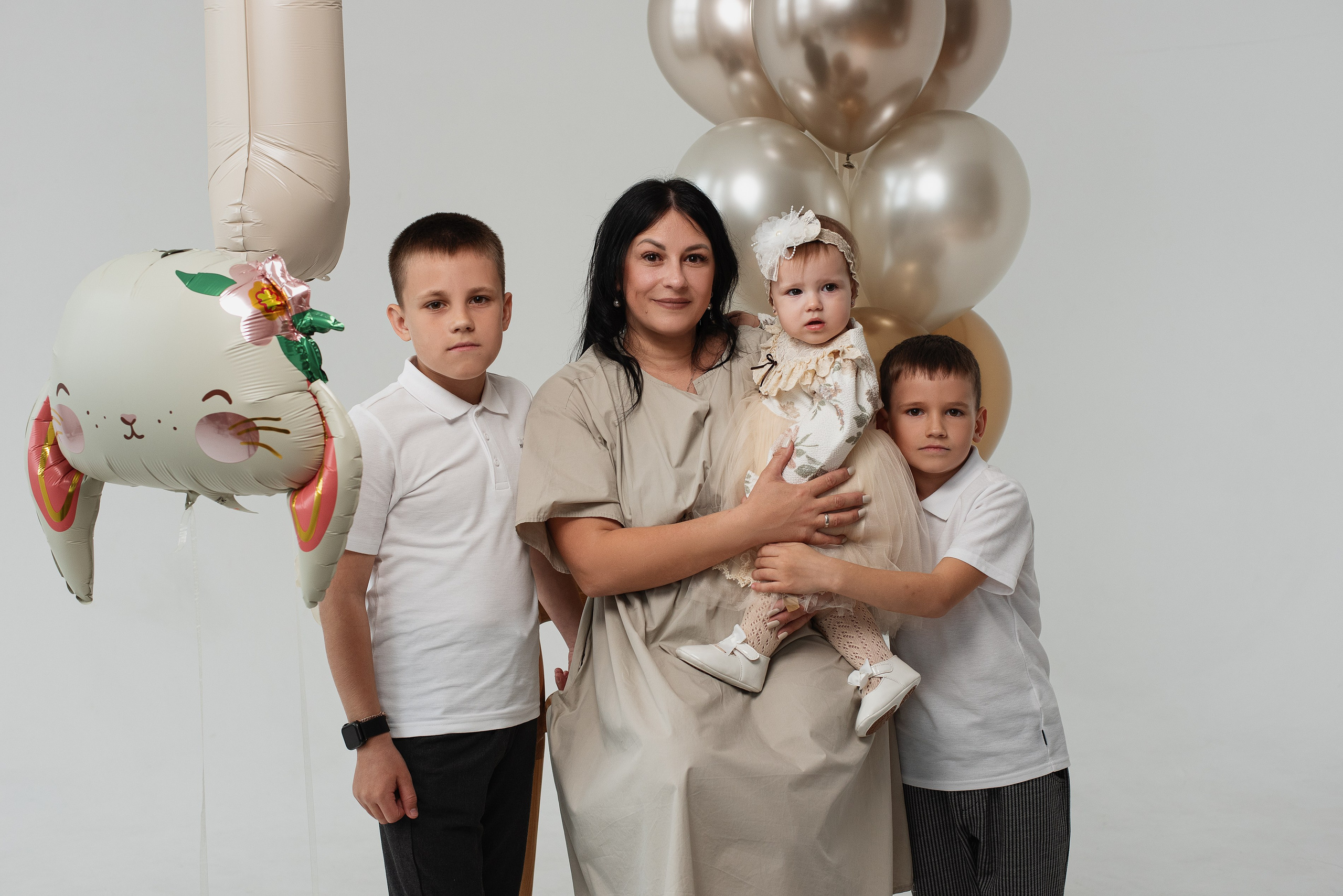 Фотосессия годика Алина. Семейный фотограф в Южно-Сахалинске Анастасия Лимарева