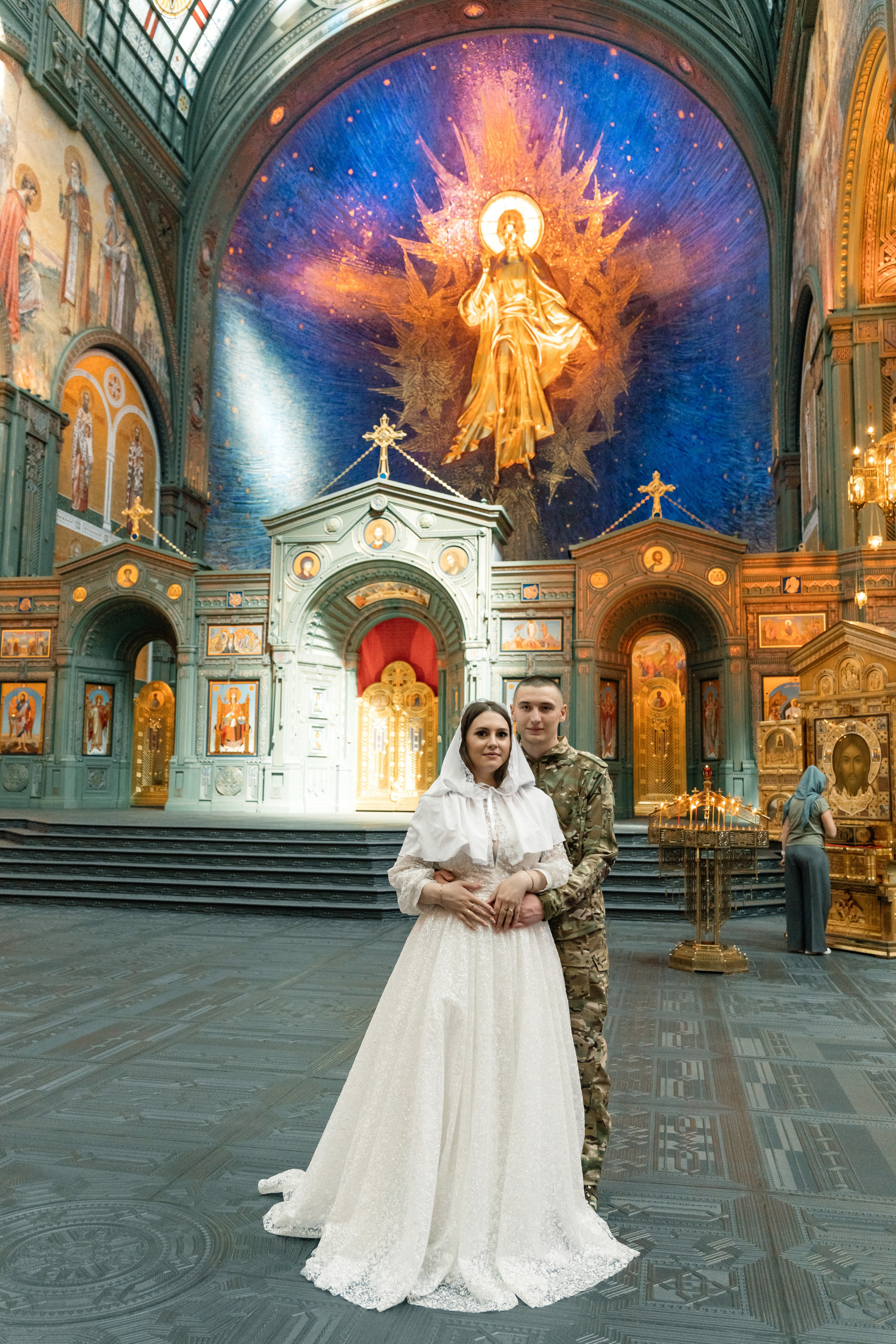 Венчание в Главном храме вооруженных сил (Патриот). Семейный фотограф Одинцово Москва Наталия Черенкова