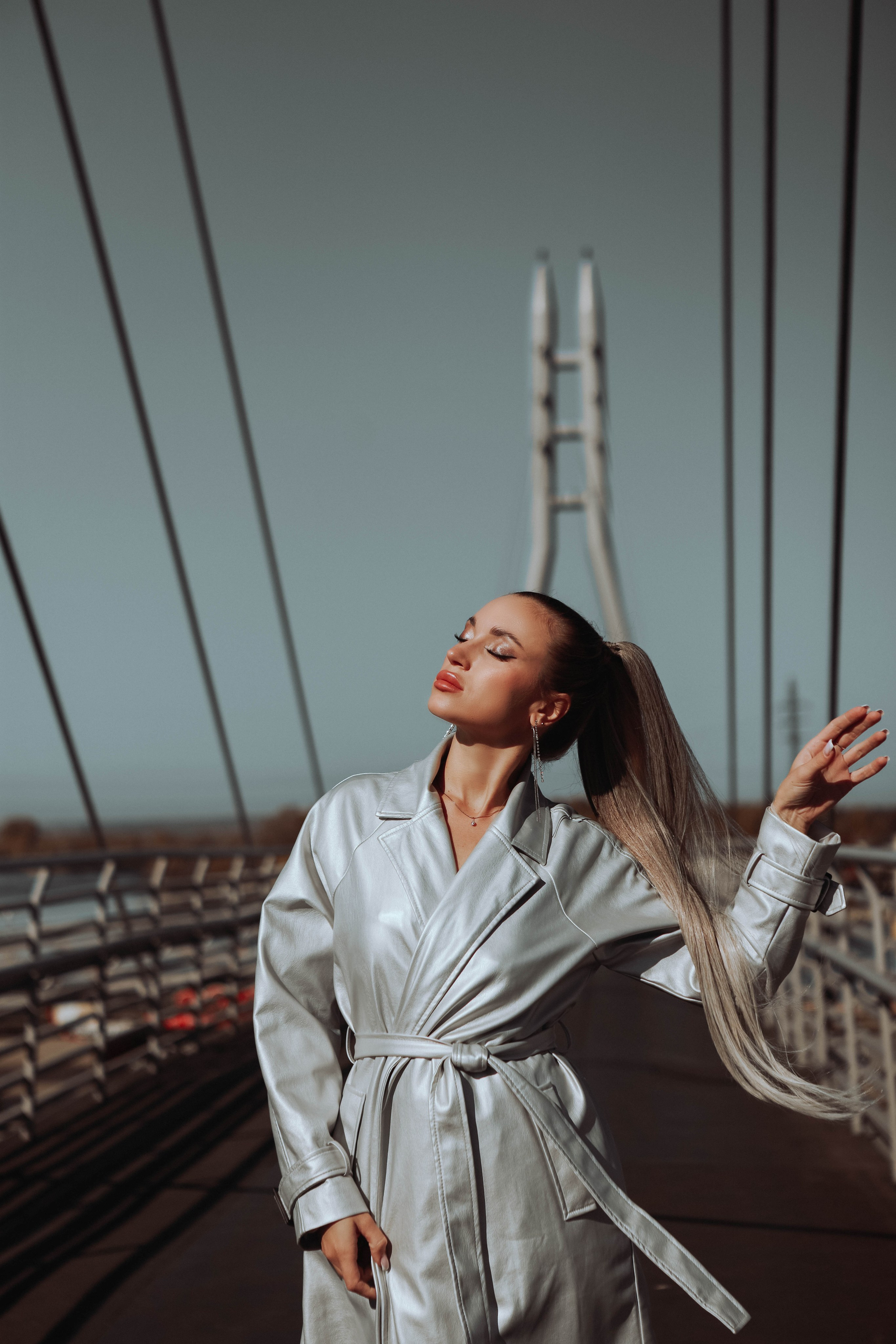 Кристина на мосту. Фотограф в Иркутске