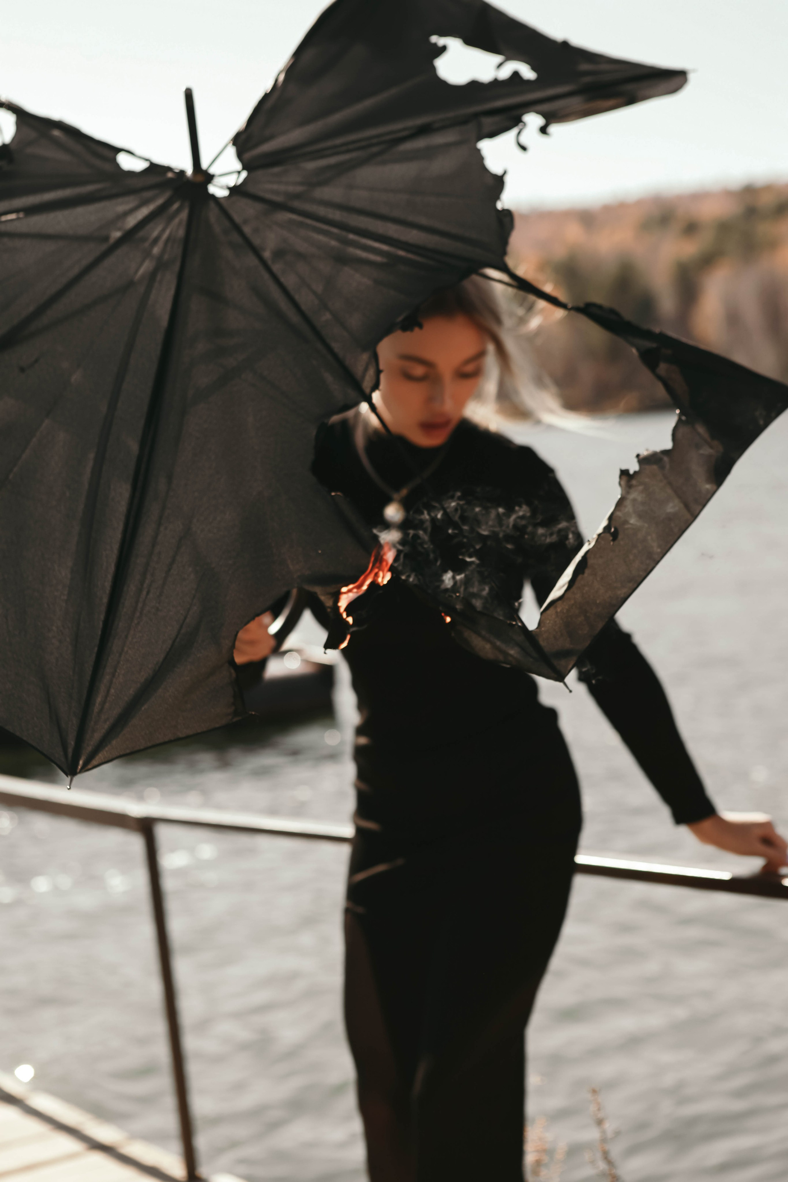 Кристина с зонтом. Фотограф в Иркутске