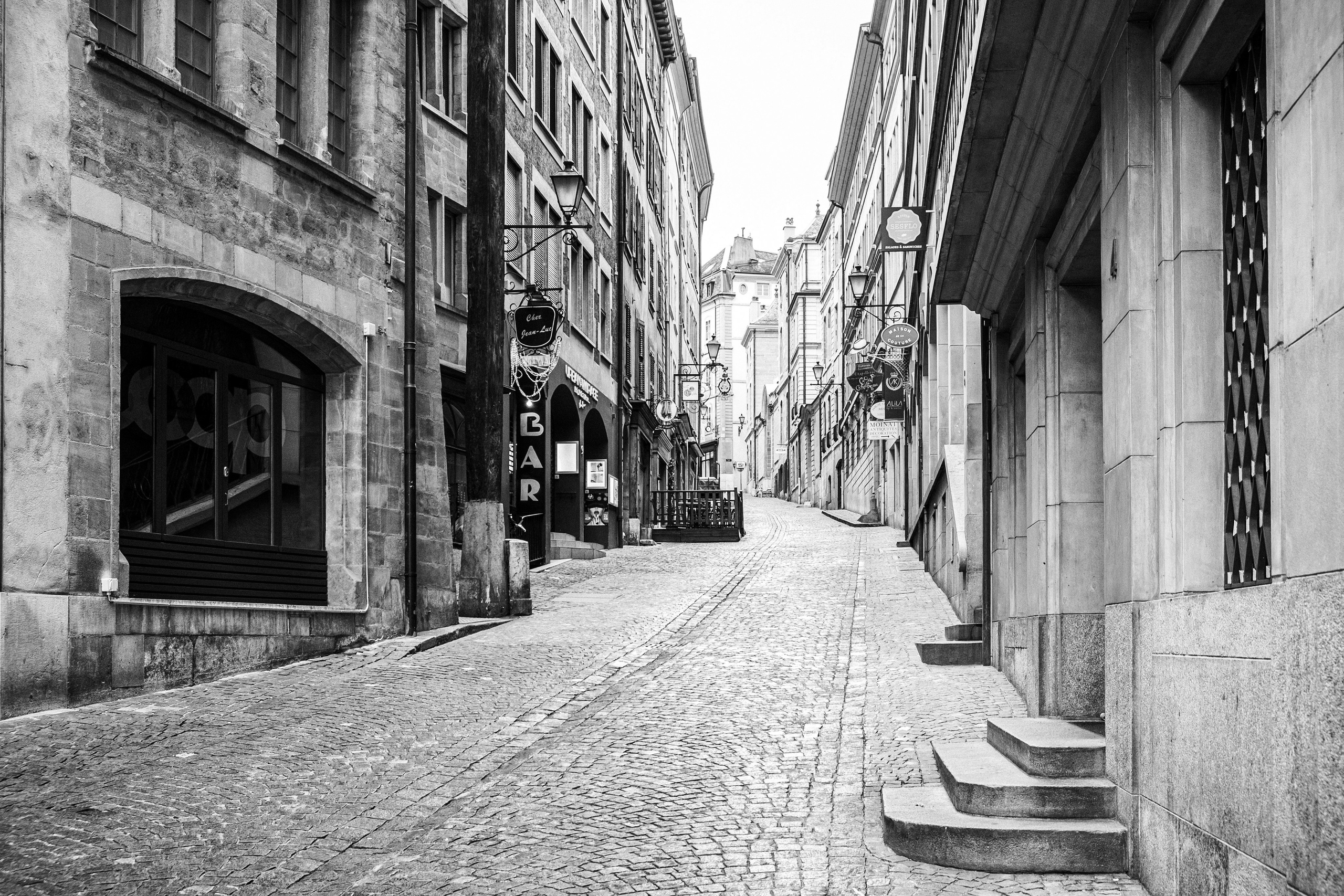 Женева. Фотограф Антон Швец — Монохромная реальность