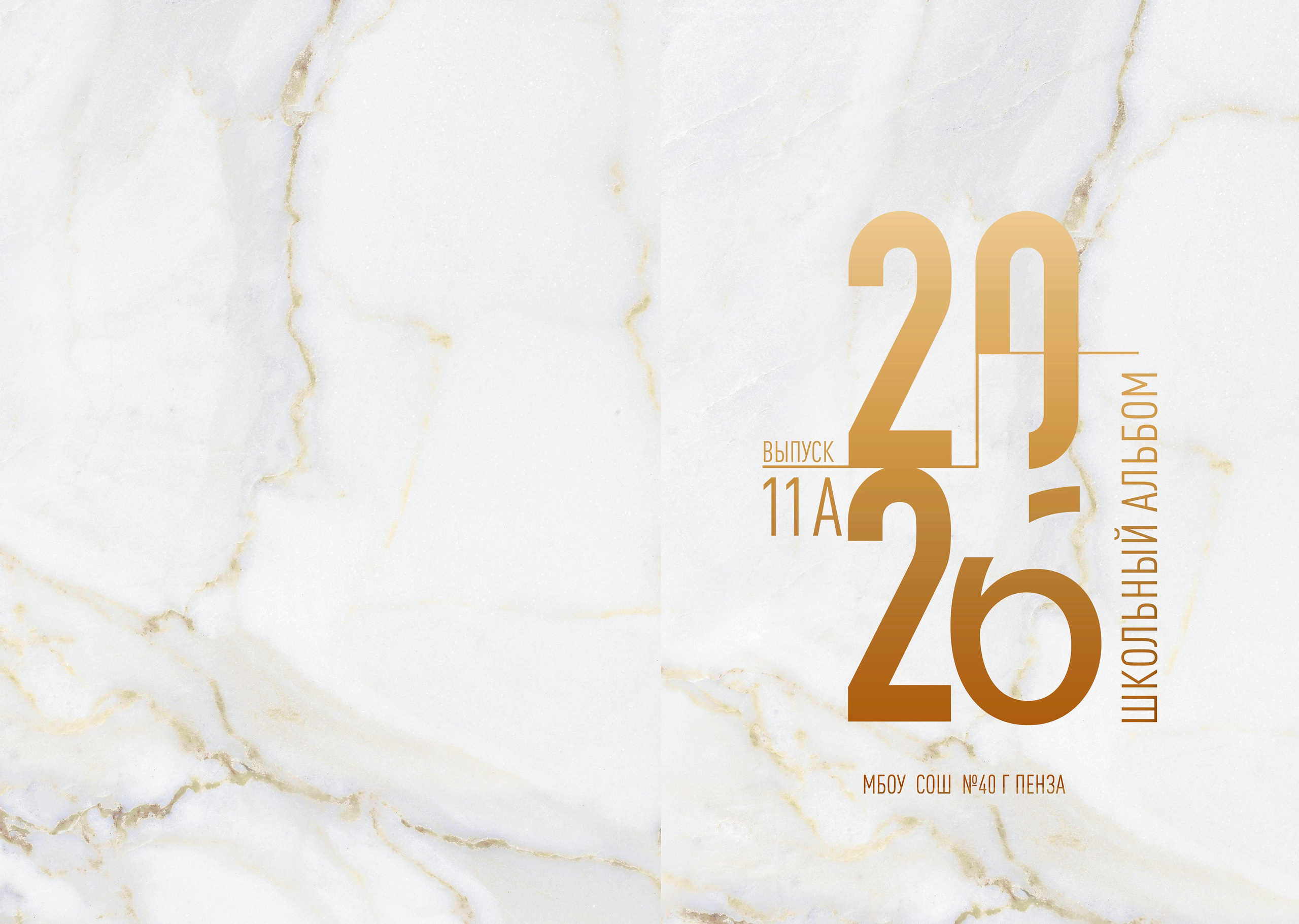 Дизайн Marble Gold (9/11 кл). Фотограф г. Пенза — Светлана Зойкина
