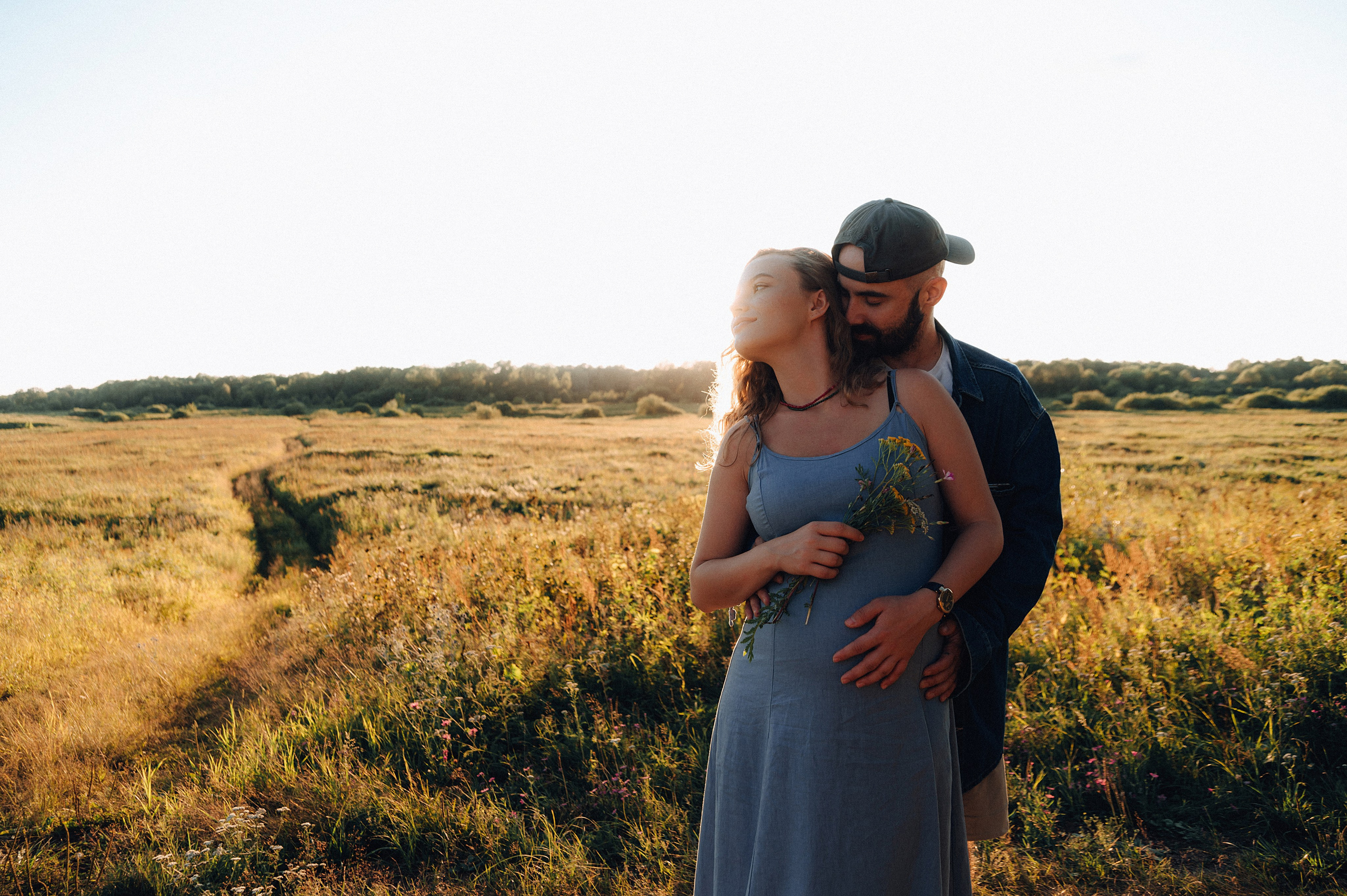 Лес.закат.Вика и Денис. Детский и семейный фотограф Катерина Мишина