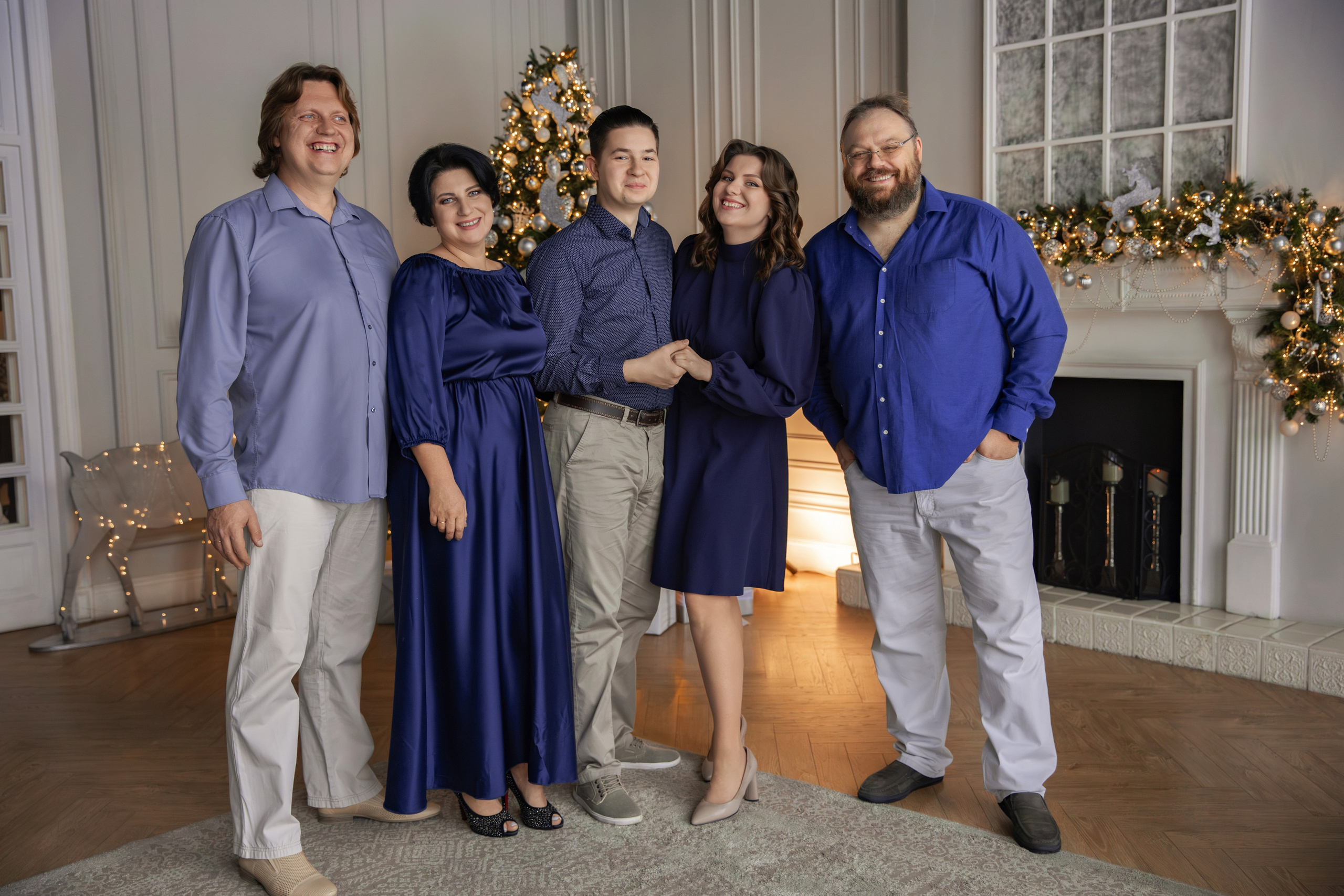 Семейный новый год. Семейный и женский фотограф в Москве Надежда Воробьева