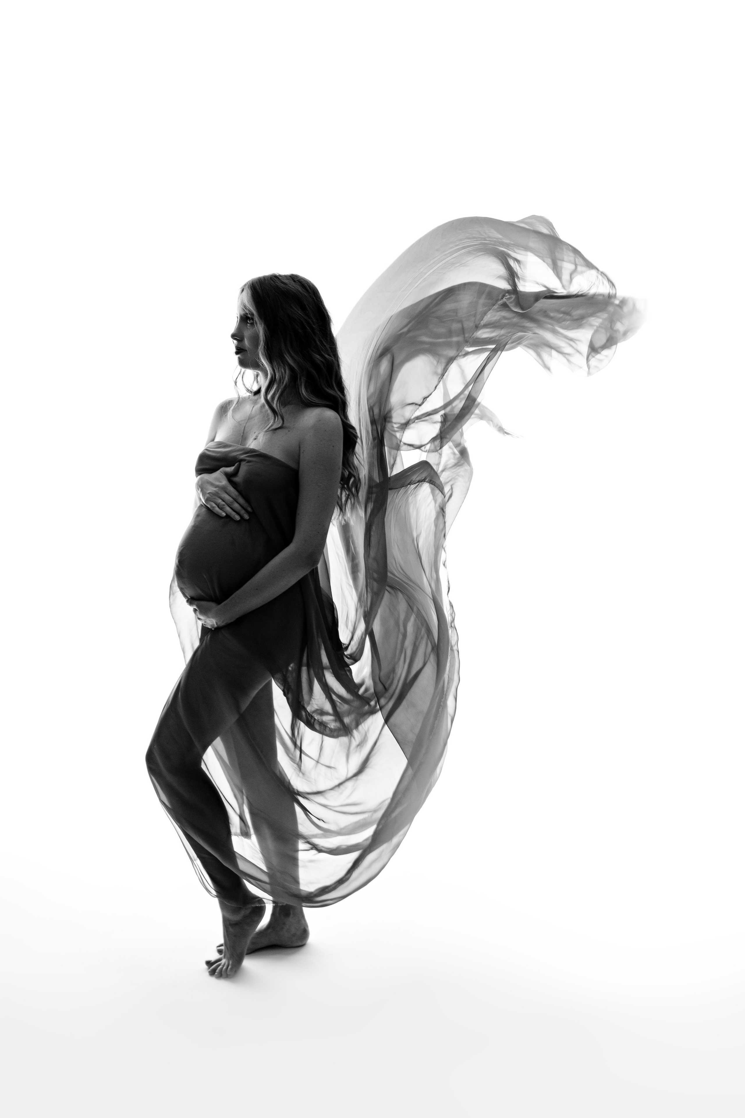 Фотосессия беременности «В ОЖИДАНИИ». Фотосессия новорожденного в Москве Newborn Angel